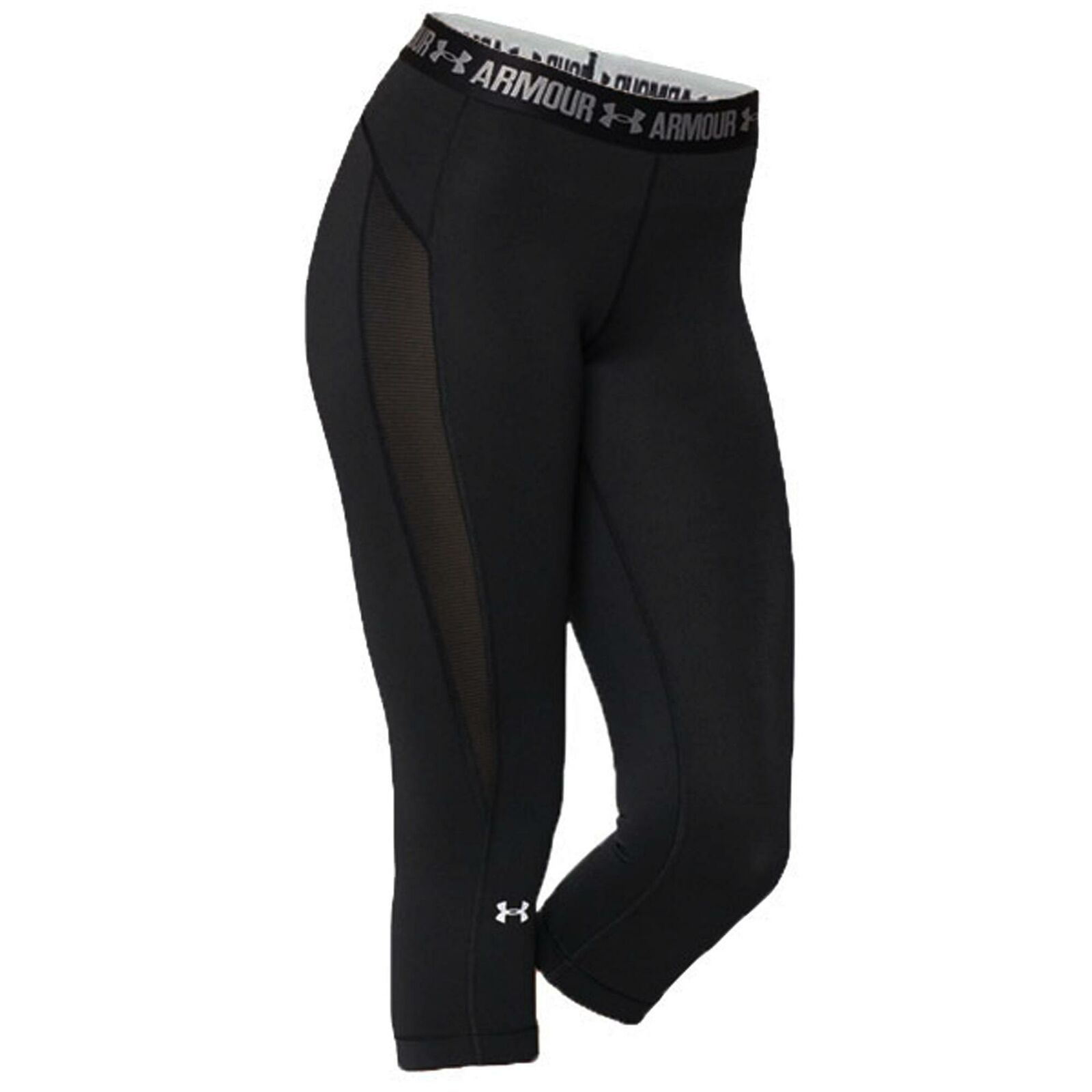 Thumbnail - Under ArmourHeatgear Capri Leggings Enge Schwarz - Frauen