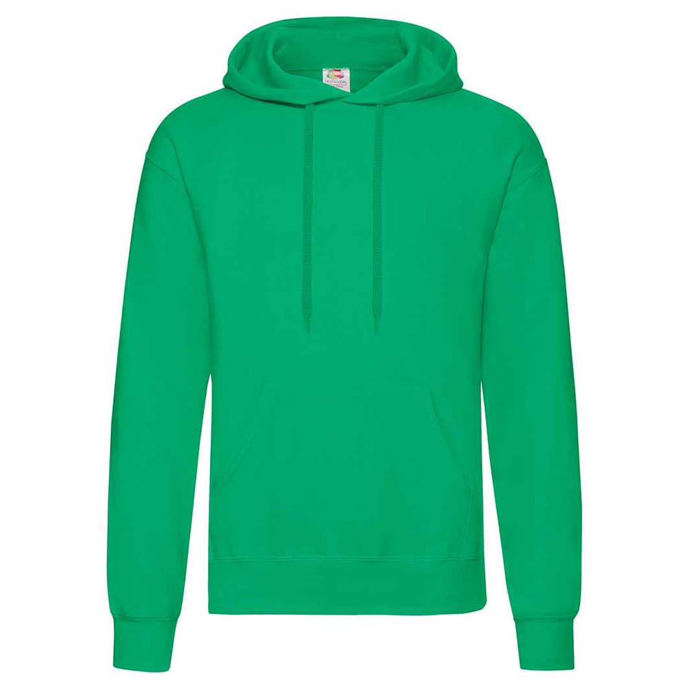 Unisex Classic Hoodie för vuxna (Kelly Green)