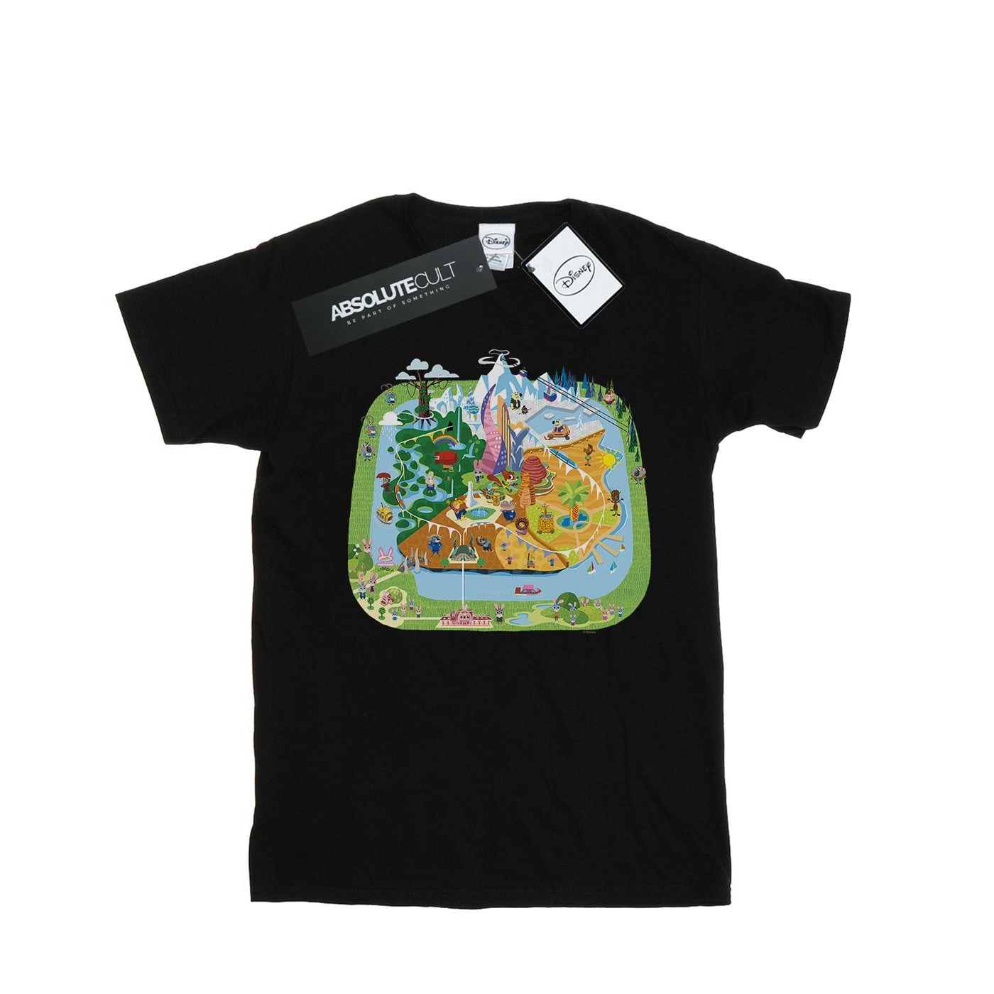 Disney - "Zootropolis City" T-Shirt für Herren (Schwarz)