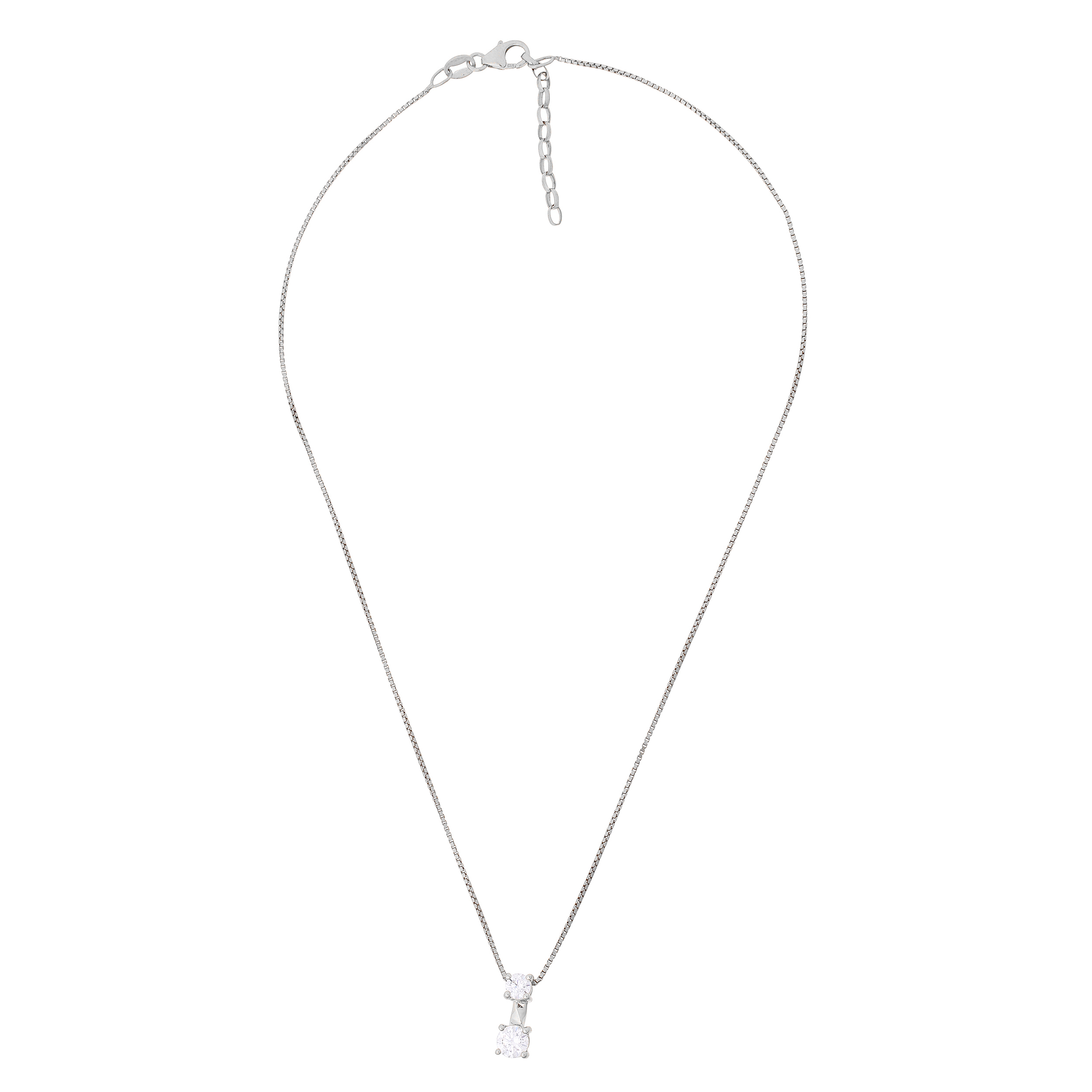 Orphelia 'Lykke' Damenkette mit Anhänger aus 925er Sterlingsilber - Silber ZH-7128