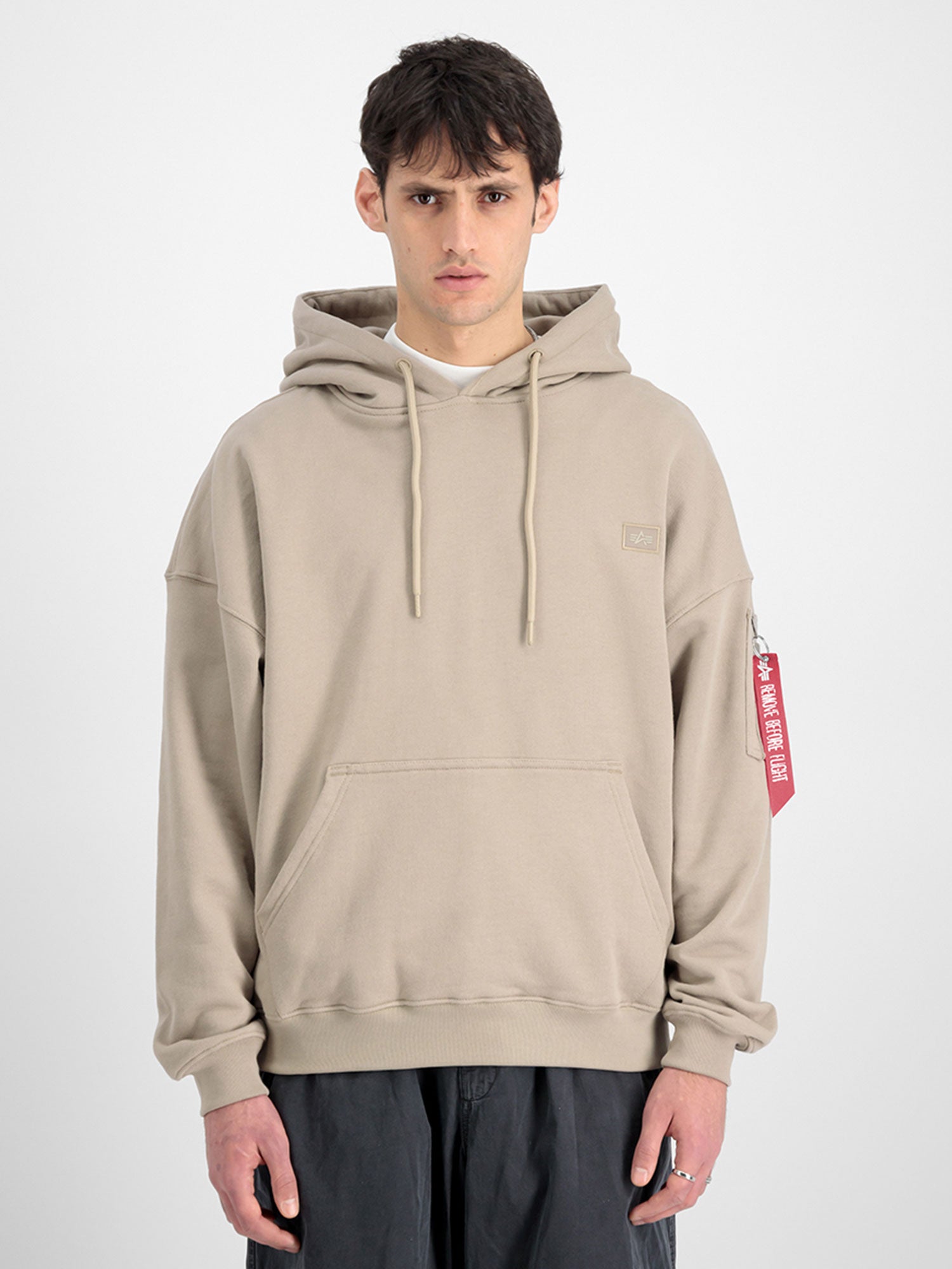 Thumbnail - Herren Alpha Industries Essentials Rl Hoodie in Sand