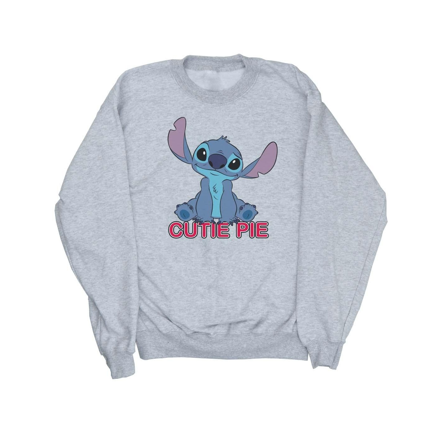 Thumbnail - Disney - "Lilo And Stitch Stitch Cutie Pie" Sweatshirt für Mädchen (Grau)