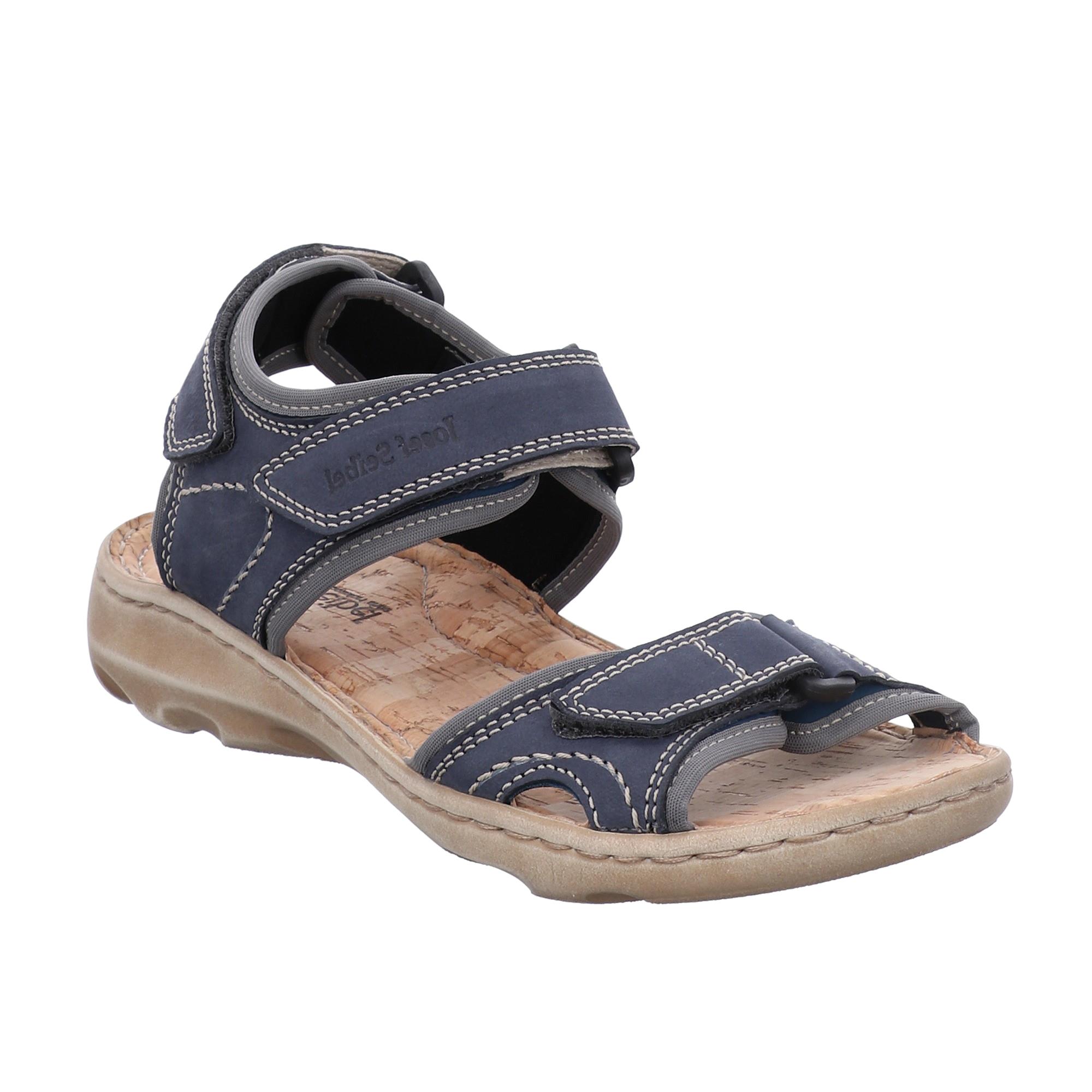 Josef Seibel Lene-01 69501-784-506 Mörkblå-Kombi sandaler dam – bild 2