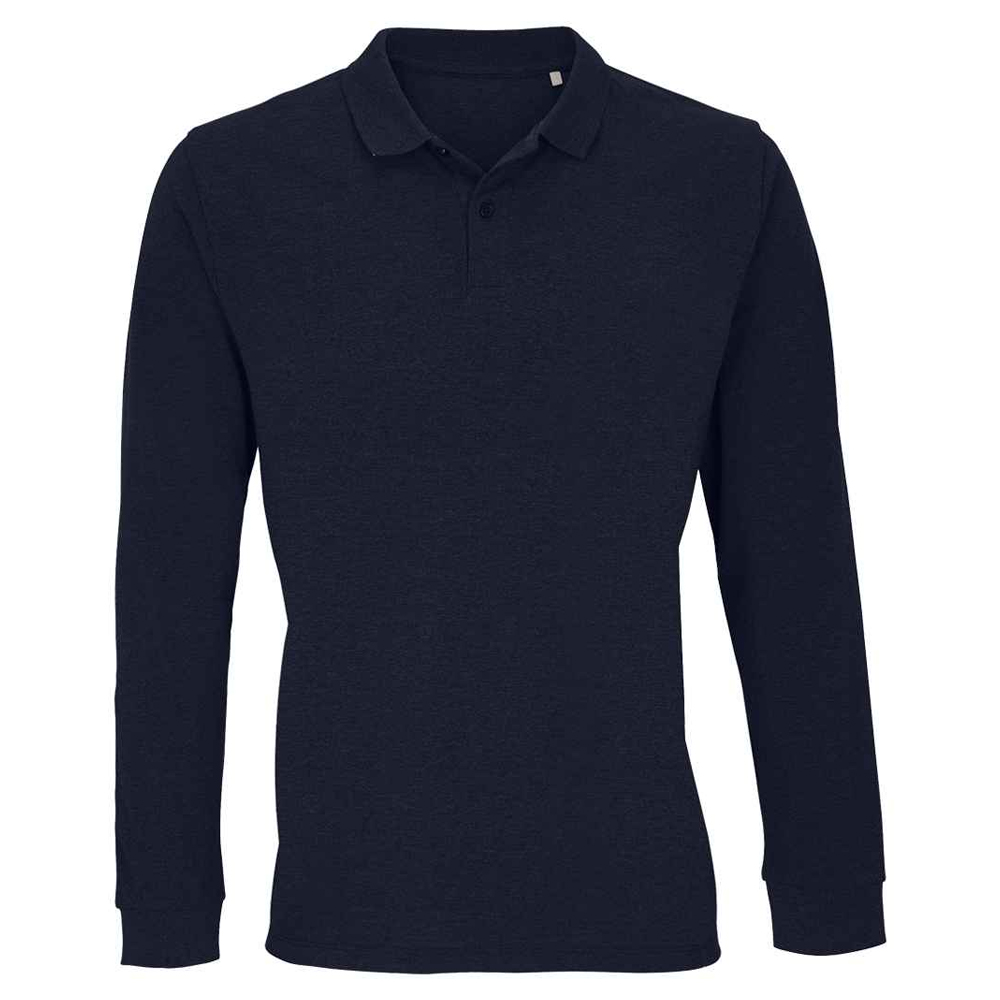 SOLS Unisex Adult Planet Poloshirt met lange mouwen (Franse marine)