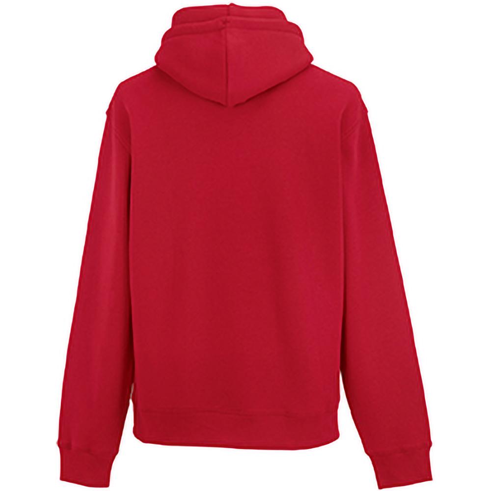Russell Athletic Russell Mens Authentic Hooded Sweatshirt / Hoodie (Klassiskt röd) herr – bild 2