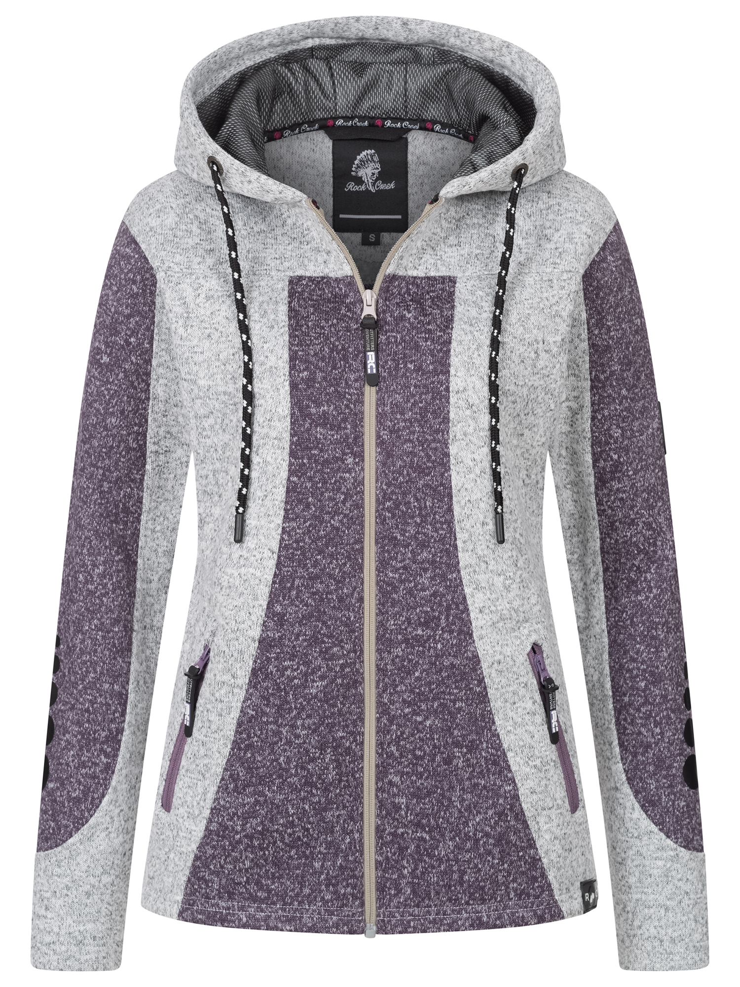 Thumbnail - Rock Creek Fleecejacke Violett