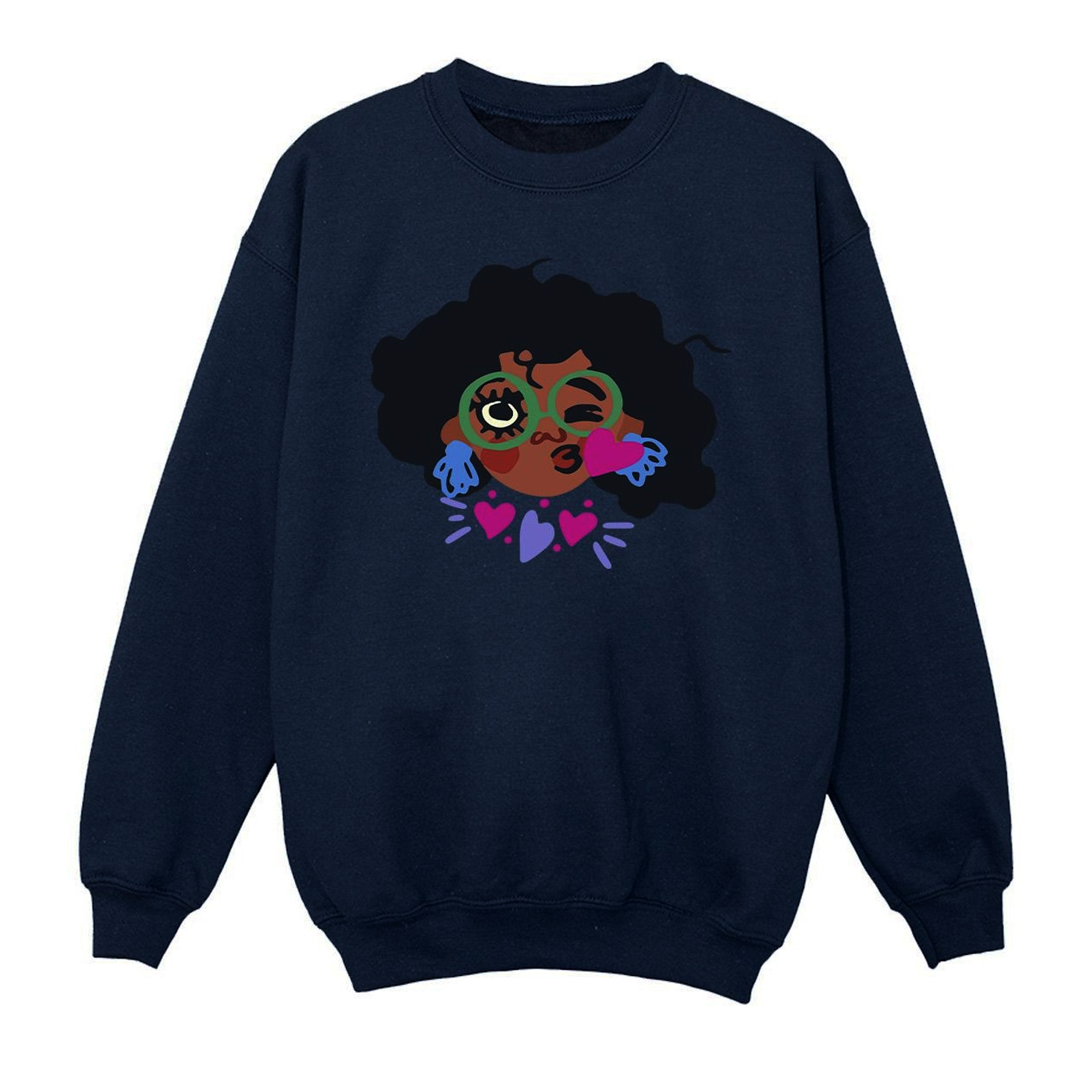 Thumbnail - Disney - "Encanto" Sweatshirt für Mädchen (Marineblau)