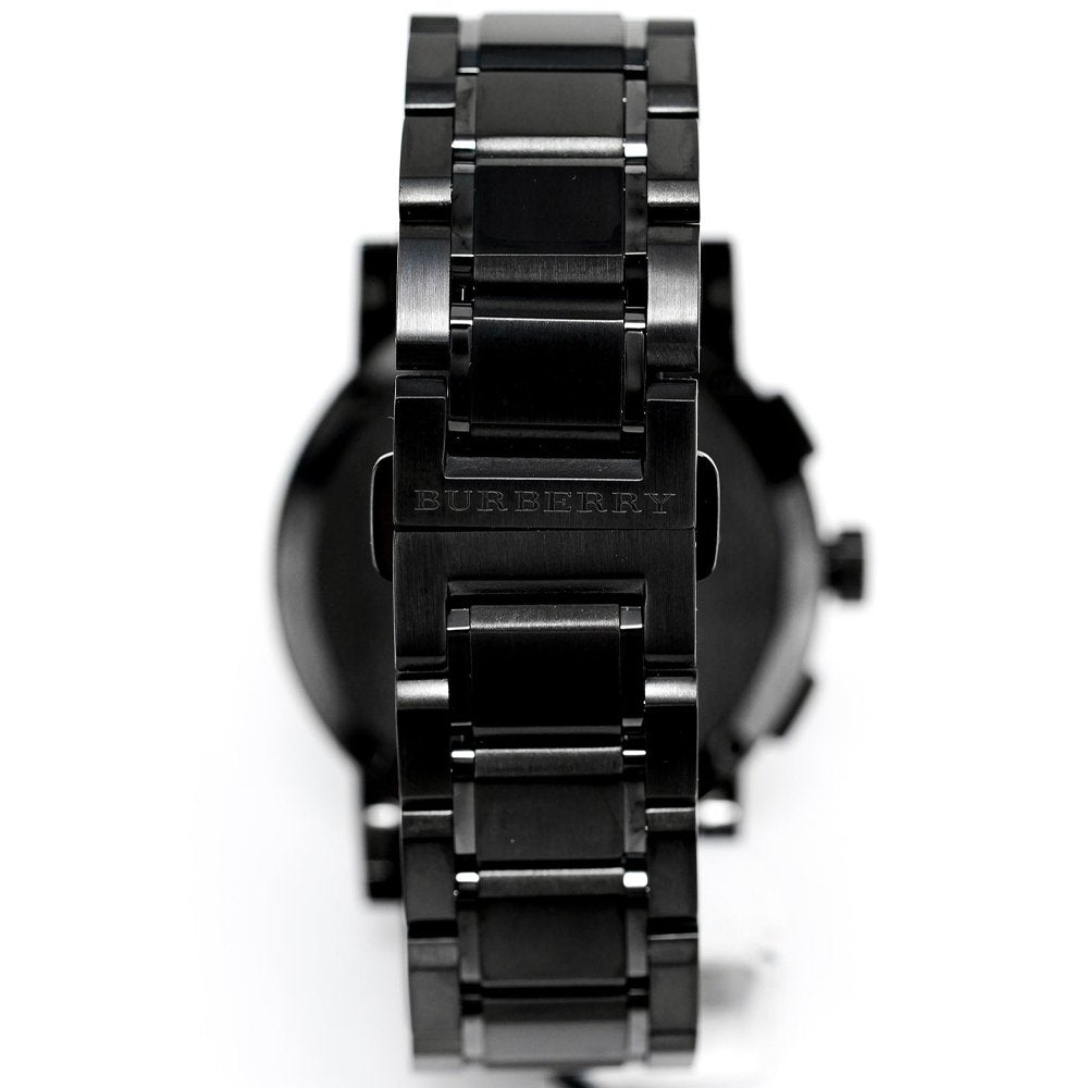 Burberry BU9365 Chronograph The City Gun Metal herrklocka – bild 2