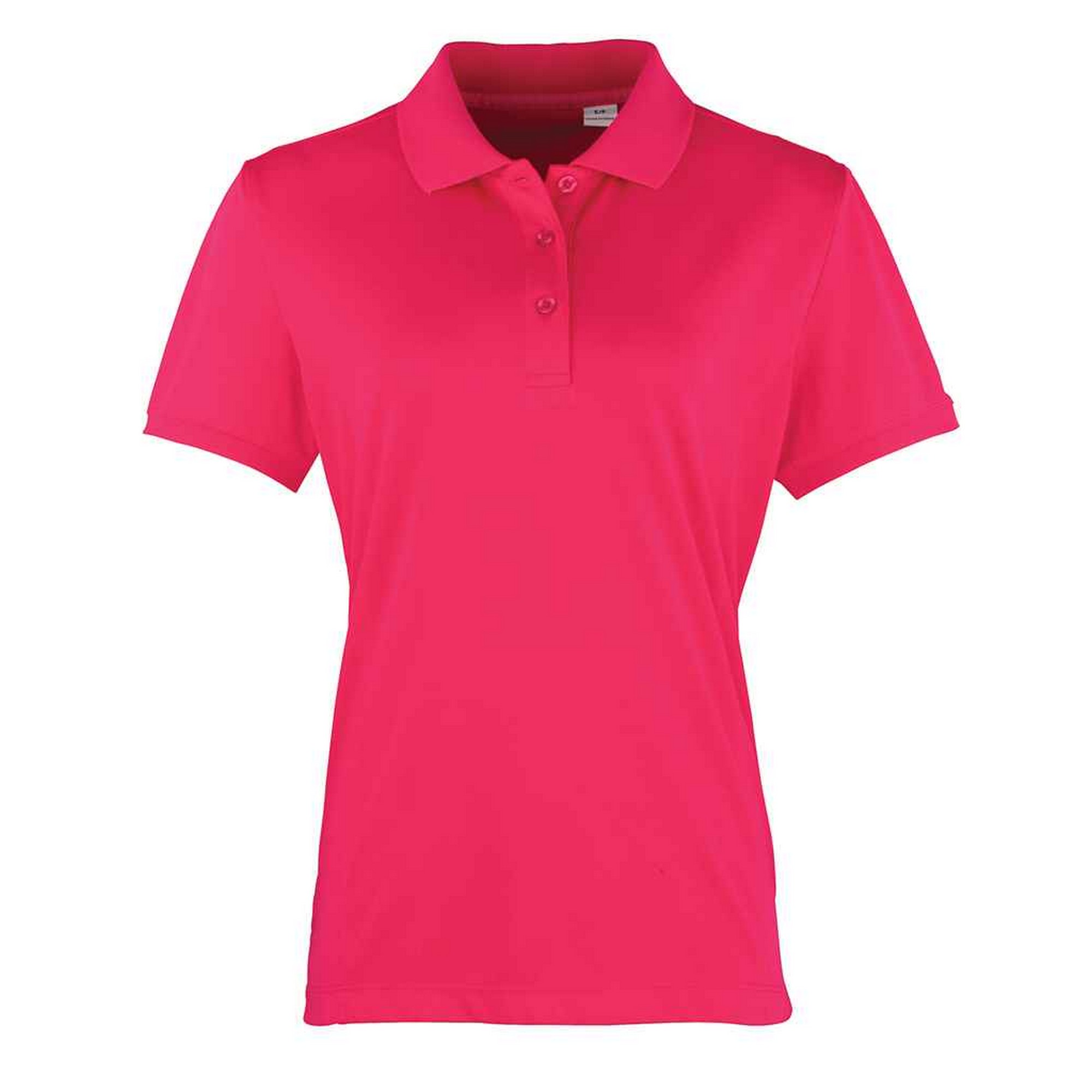 Thumbnail - Premier - "Coolchecker" Poloshirt für Damen (Leuchtend Pink)
