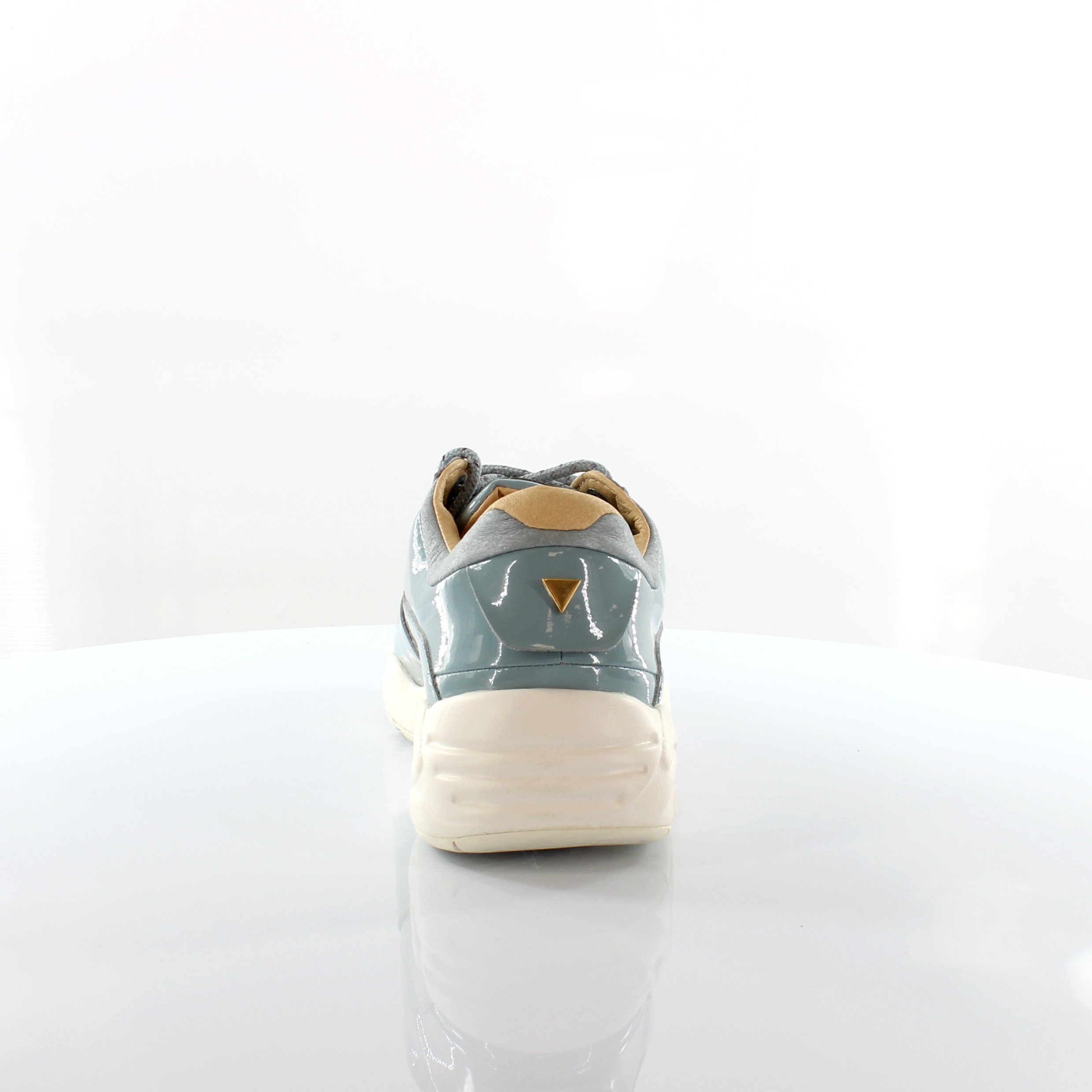 Puma R698 Dam Patent Nude Blue Läder Dam Snörning Träningsskor 362274 02 – bild 2