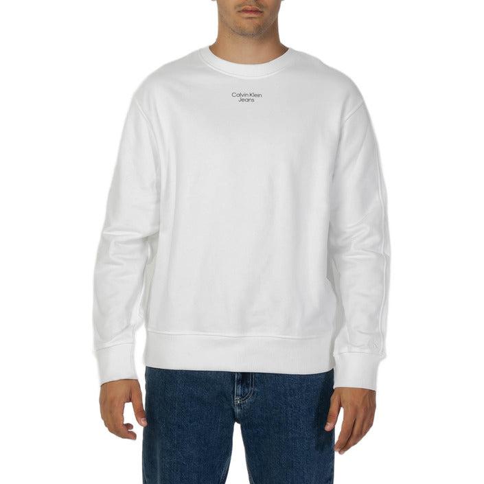 Thumbnail - Calvin Klein Jeans Herren Sweatshirts Weiß