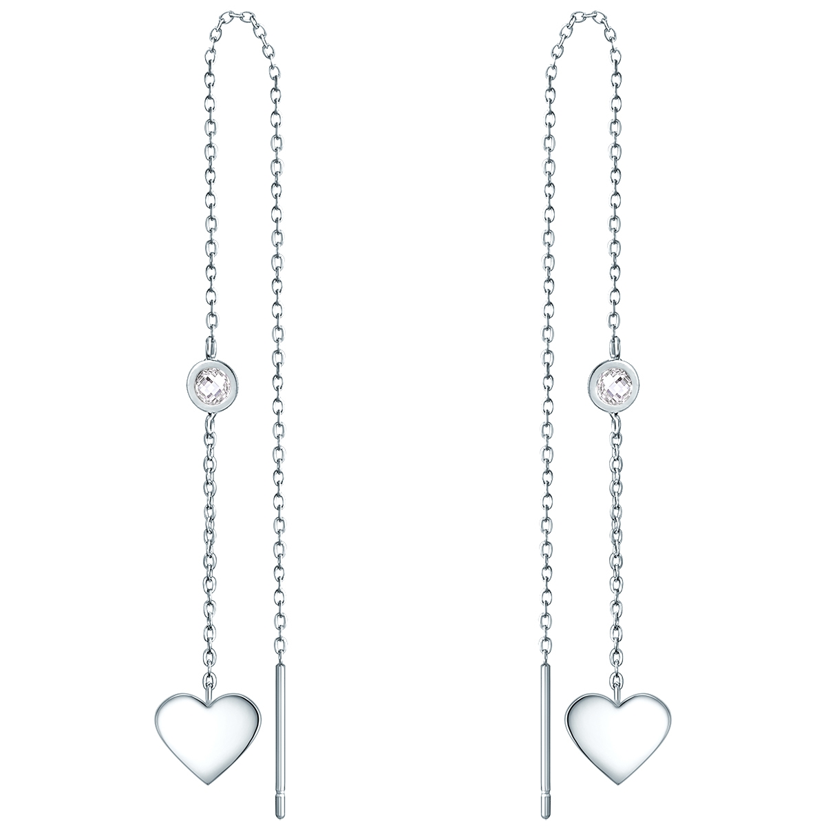 Eastside Womens Female Stainless Steel Earring - Silver Stainless Steel (archived) - One Size