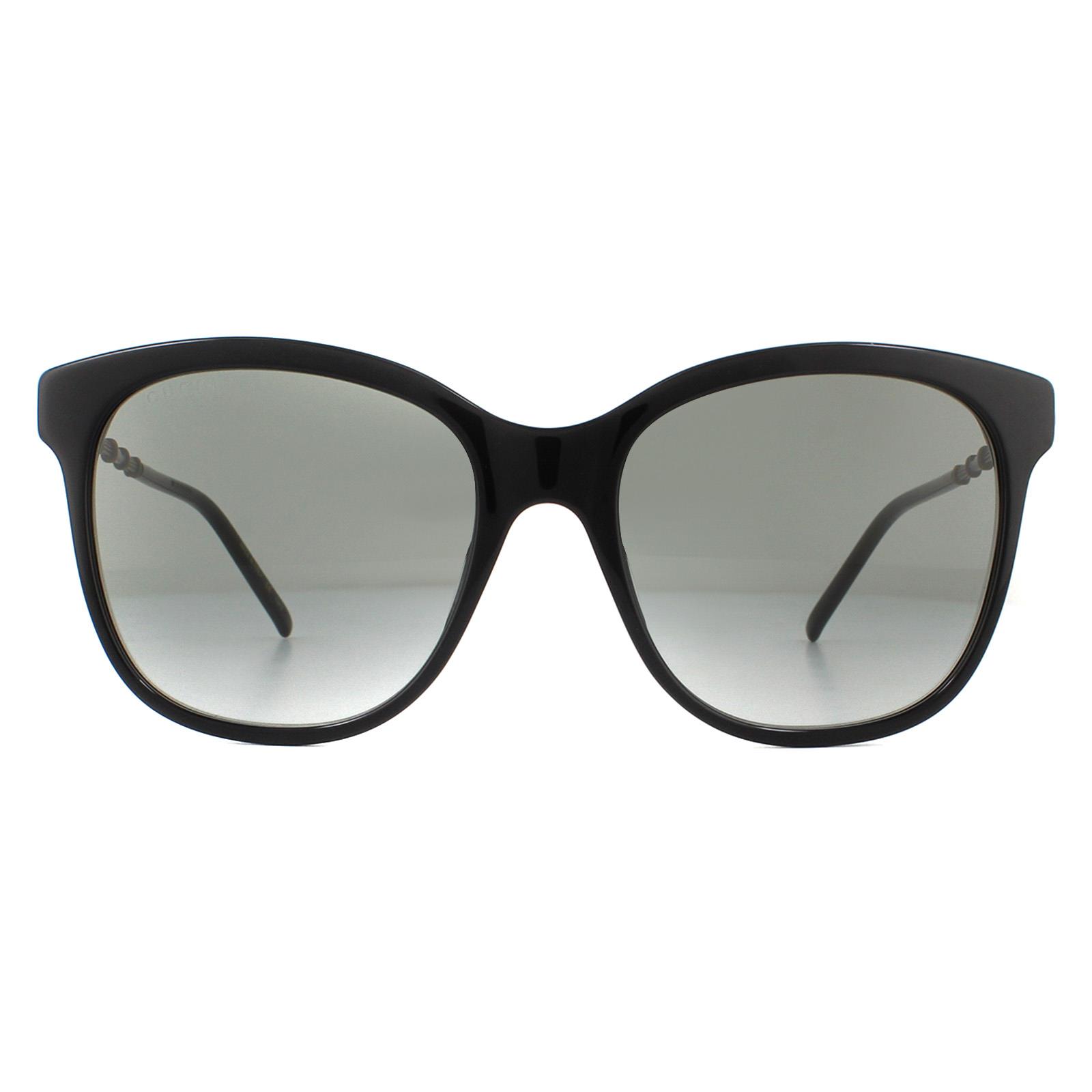 Gucci Womens Sunglasses GG0654S 001 Black Grey Gradient - One Size