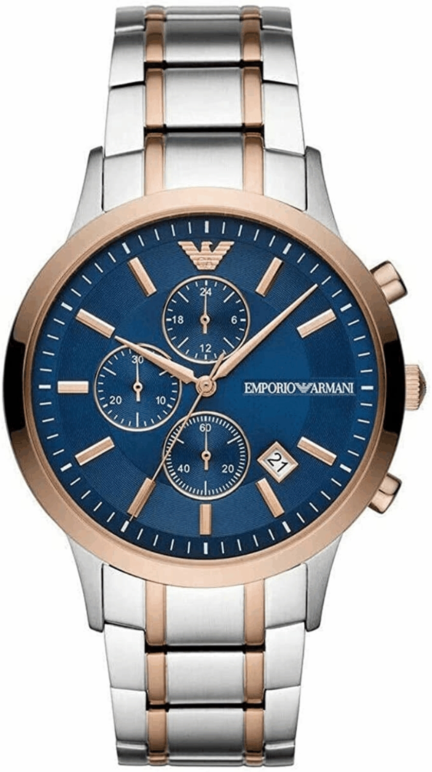 Emporio Armani Herrenuhr Quartz Gold