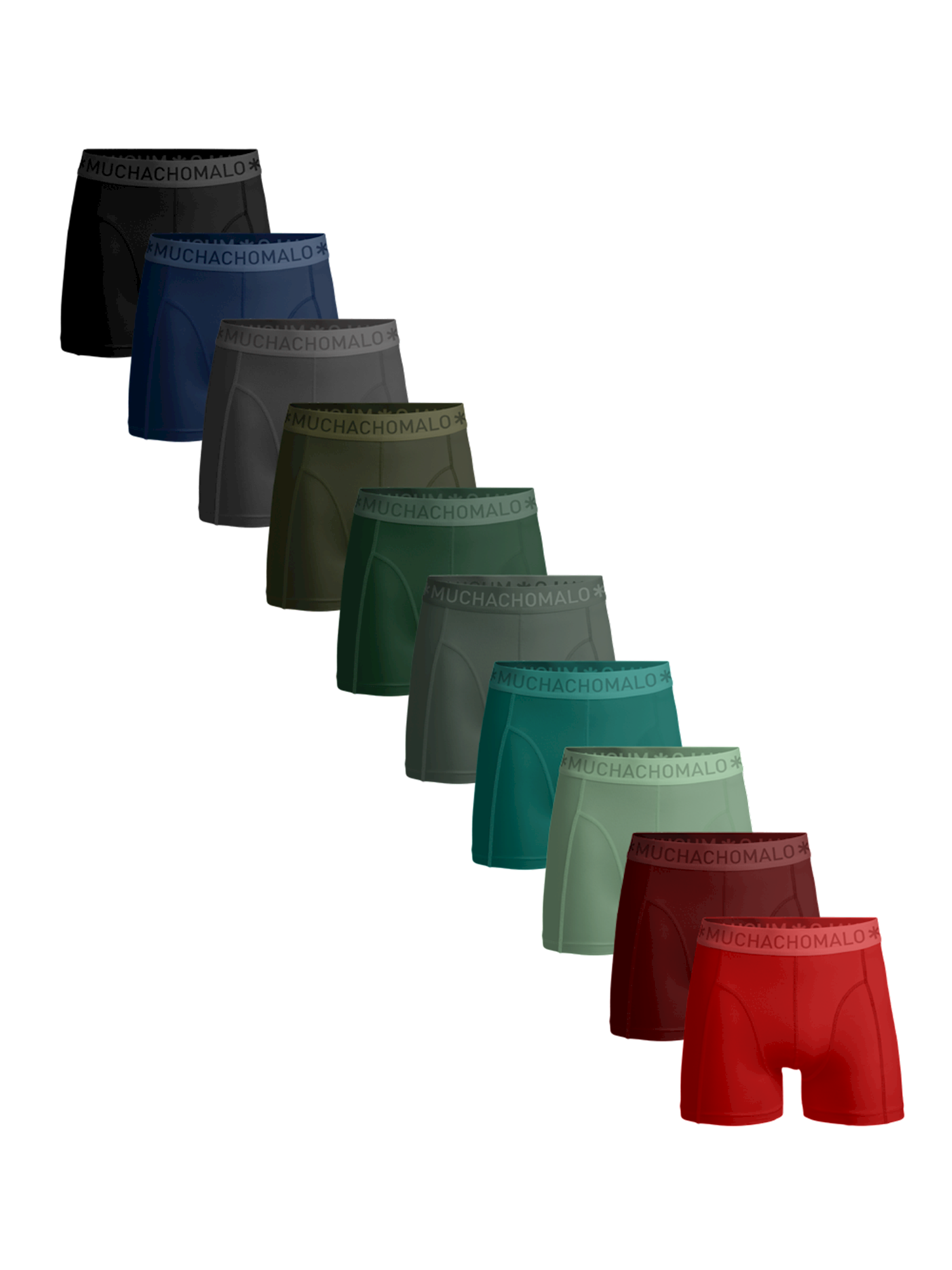 Muchachomalo Herren Boxershorts – 10 Stück – Herren Unterhosen