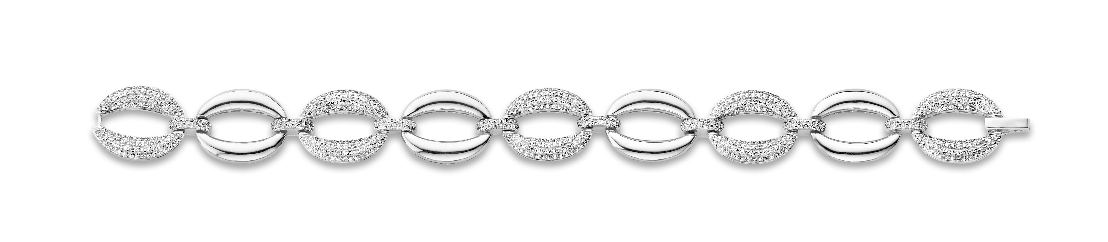 Orphelia 'India' Womens 925 Sterling Silver Bracelet - Za-7211 - One Size