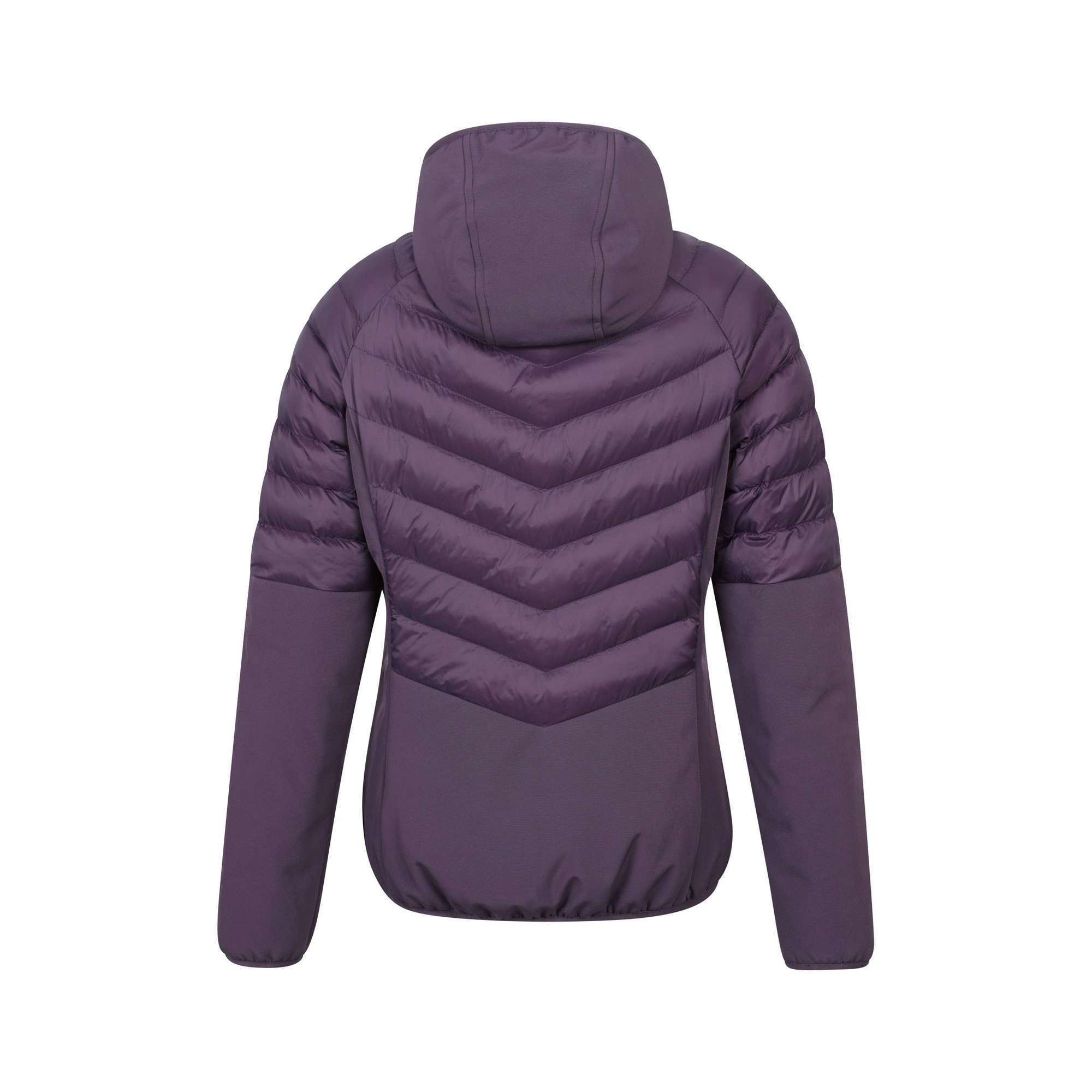 Mountain Warehou Dam/Ladies Agile Vadderad Soft Shell Jacka (Lila) – bild 2