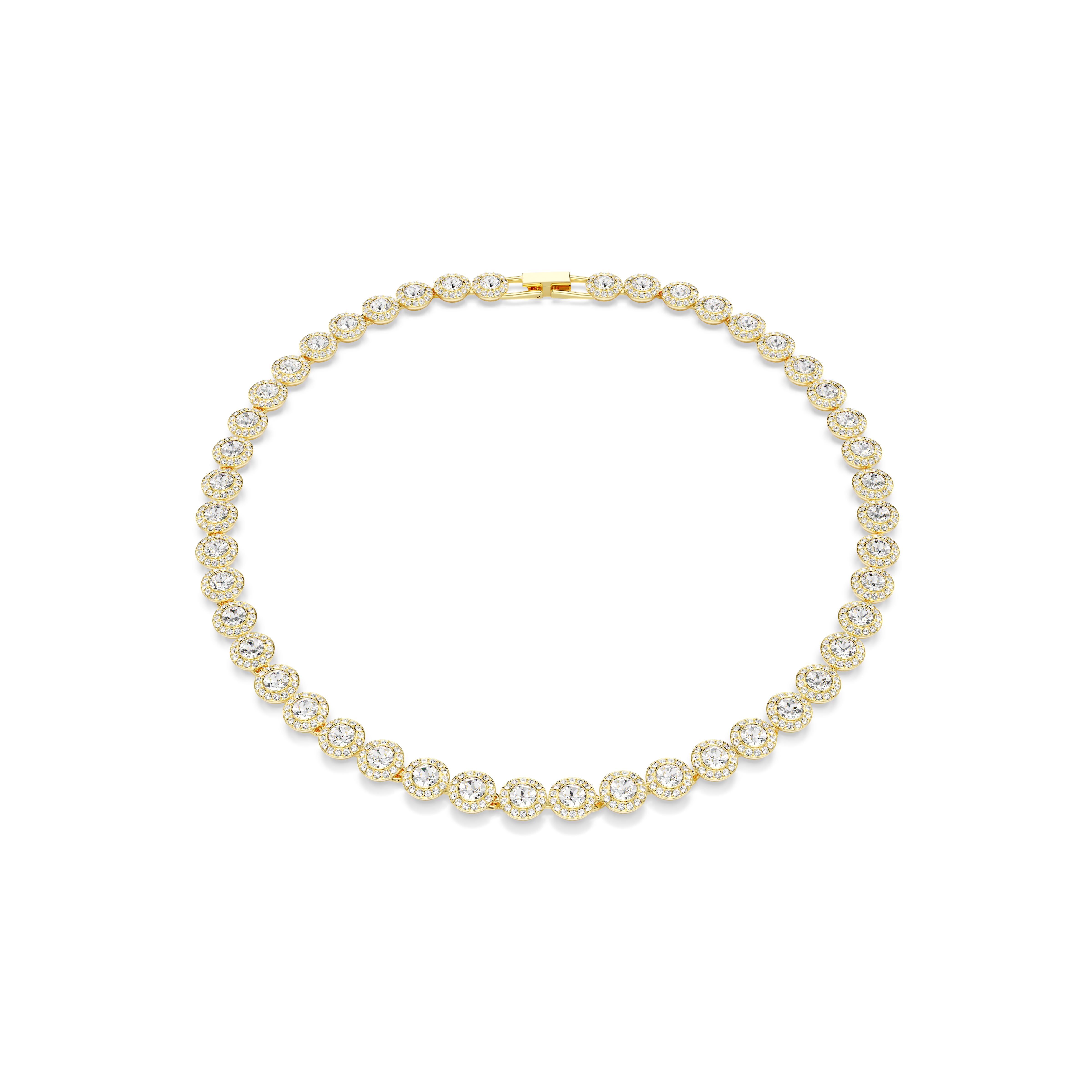 Swarovski 'Una Angelic' Damen-Halskette aus vergoldetem Metall - Gold 5720505