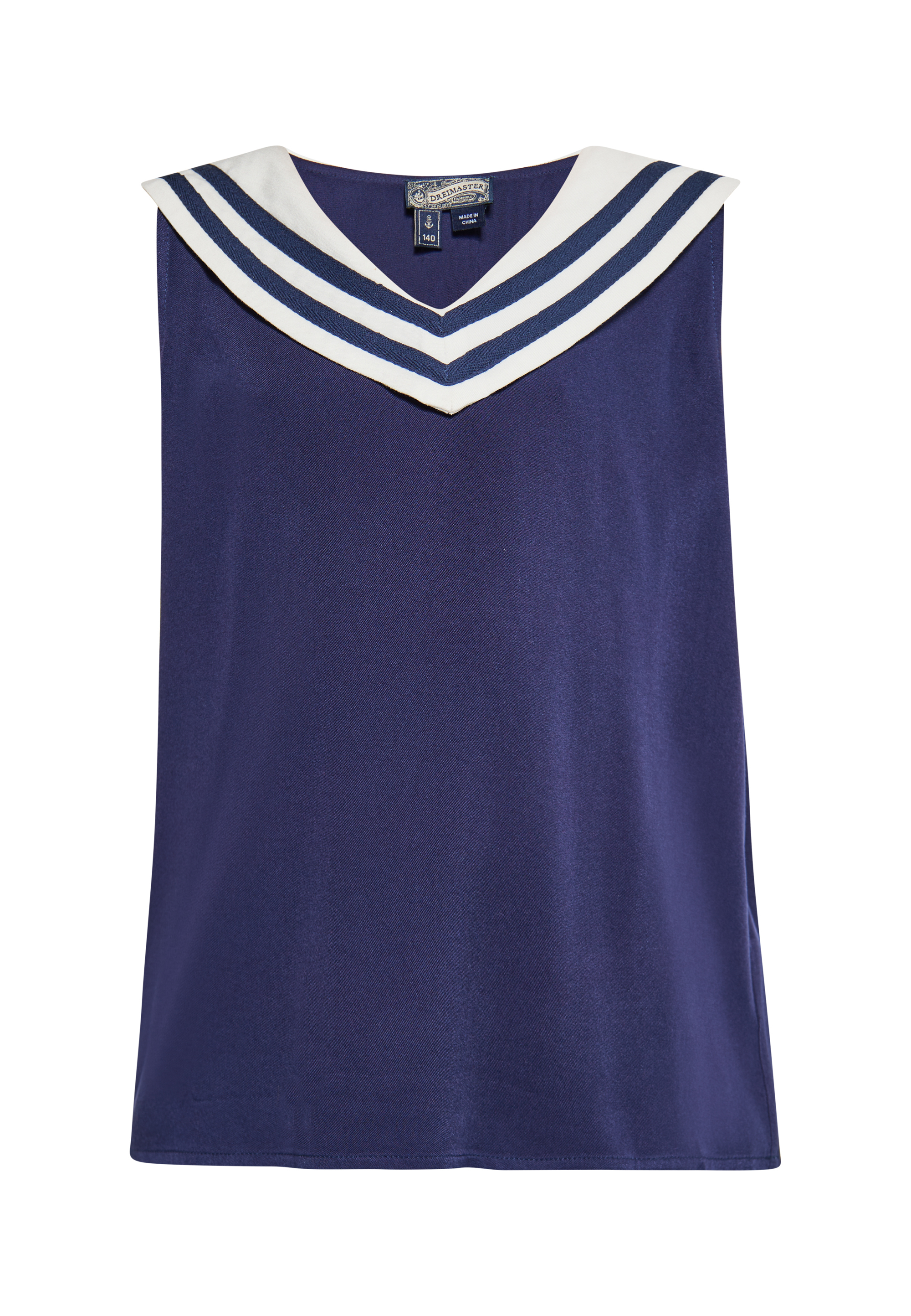 Thumbnail - Dreimaster Bluse Mädchen (Kids) Marine