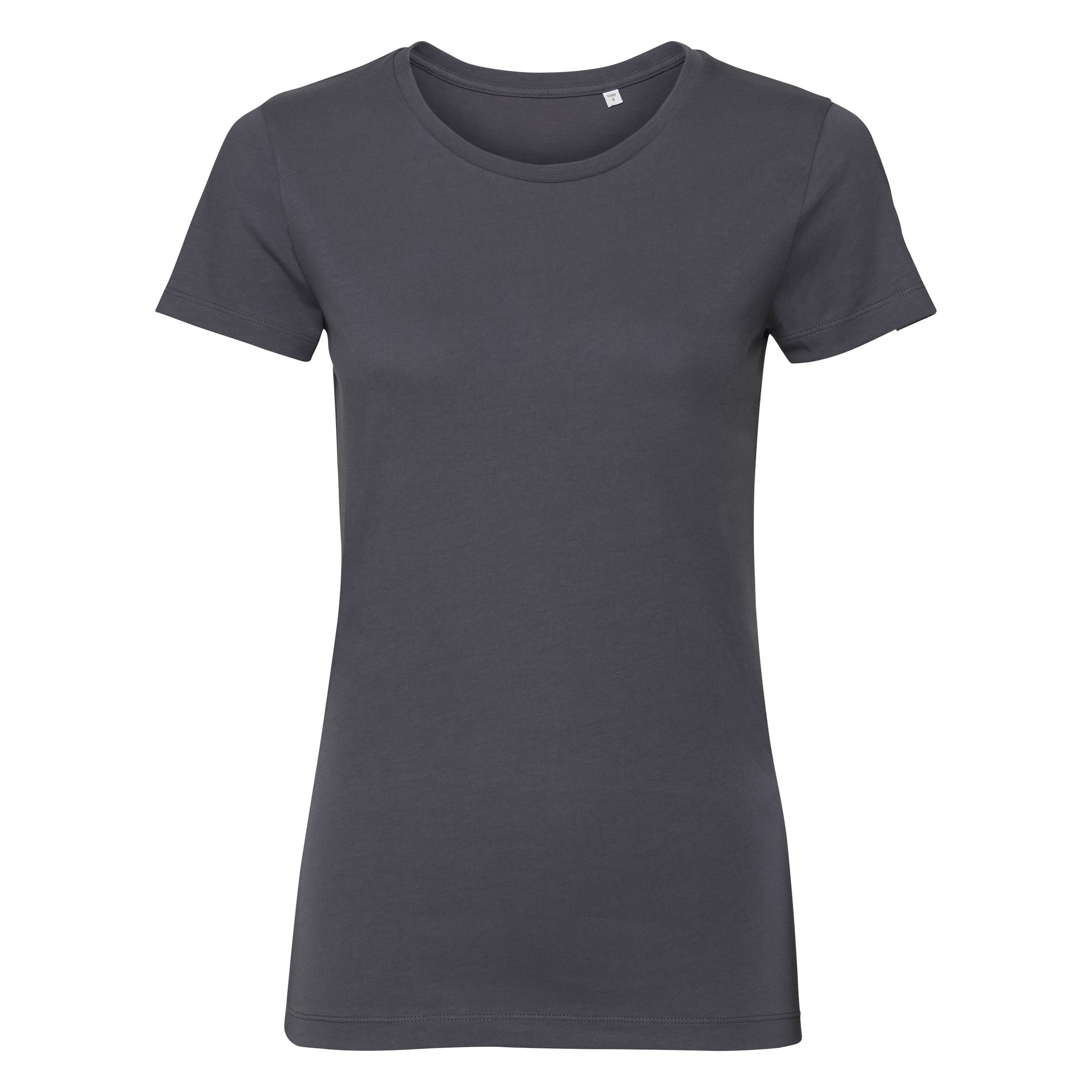 Russell Athletic Womens/Ladies Authentic Pure Organic Tee (Convoy Grey) - Dark Grey material_Synthetic - Size Medium