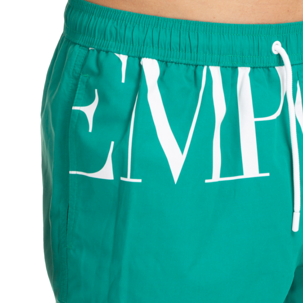 Emporio Armani herrbaddräkt med originallogotyp – bild 2