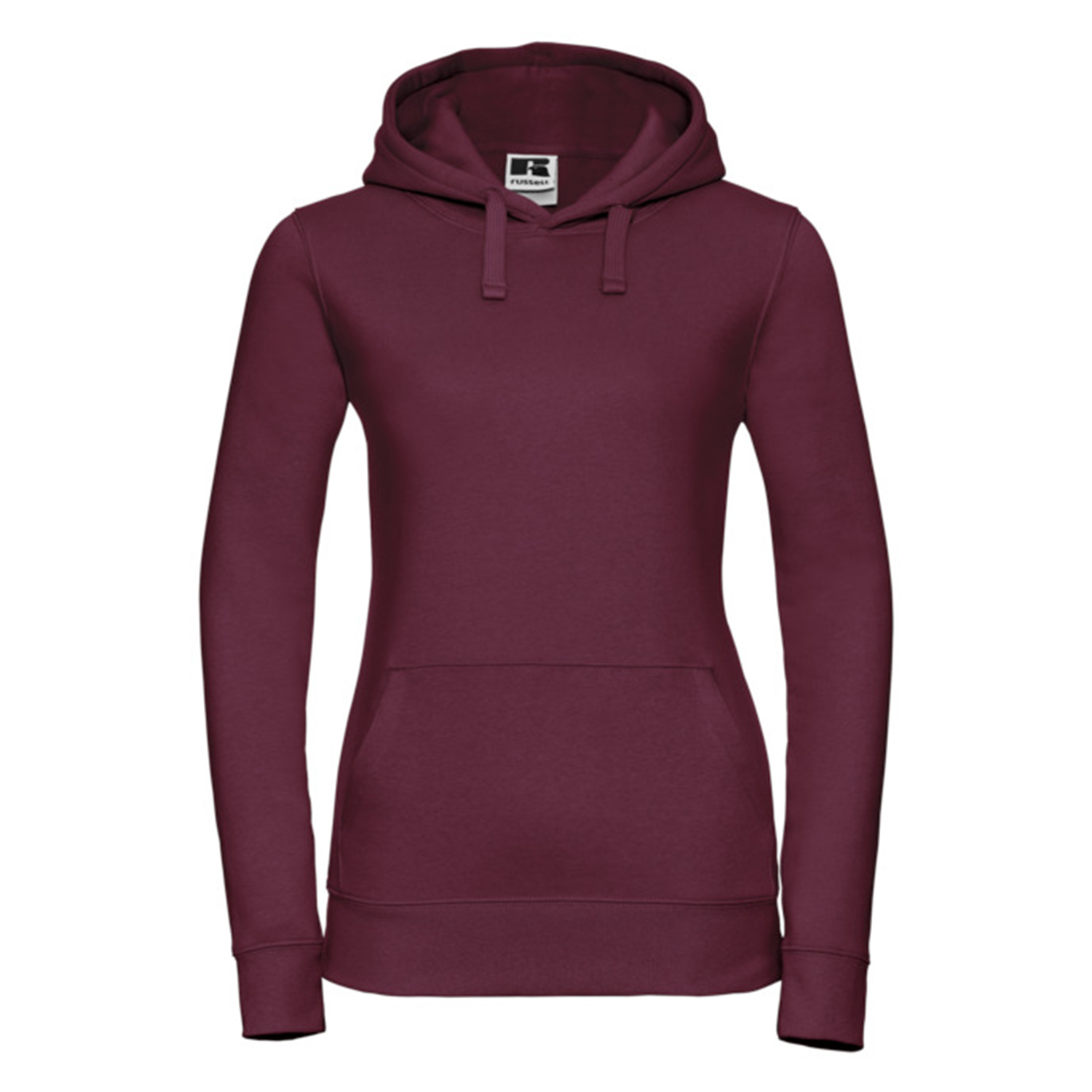 Russell - "Authentic" Kapuzenpullover für Damen (Burgunderrot)