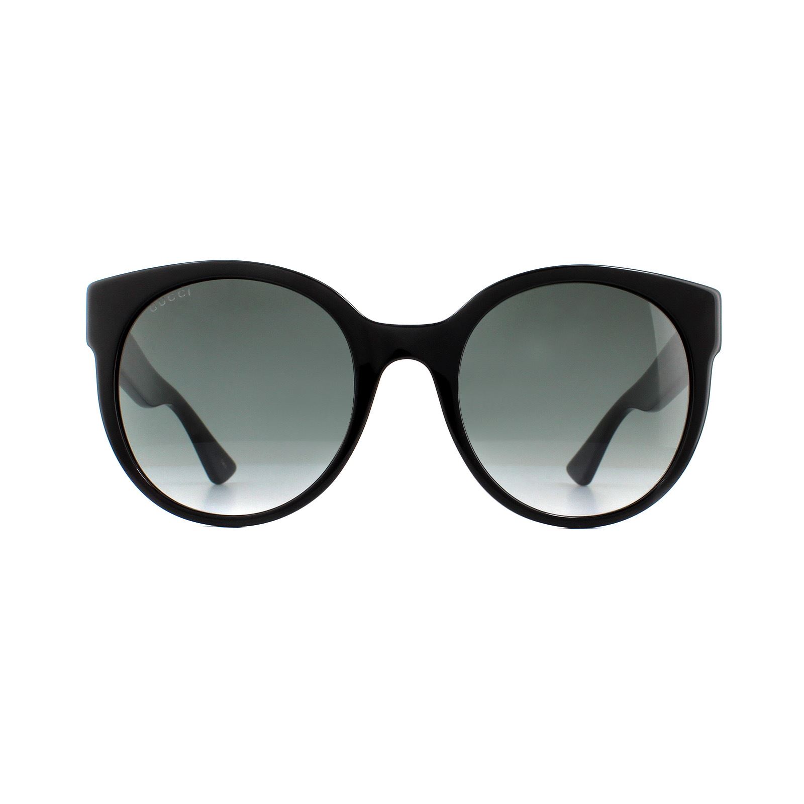 Thumbnail - Lunettes De Soleil Gucci GG0035S 001 Dégradé Gris Noir
