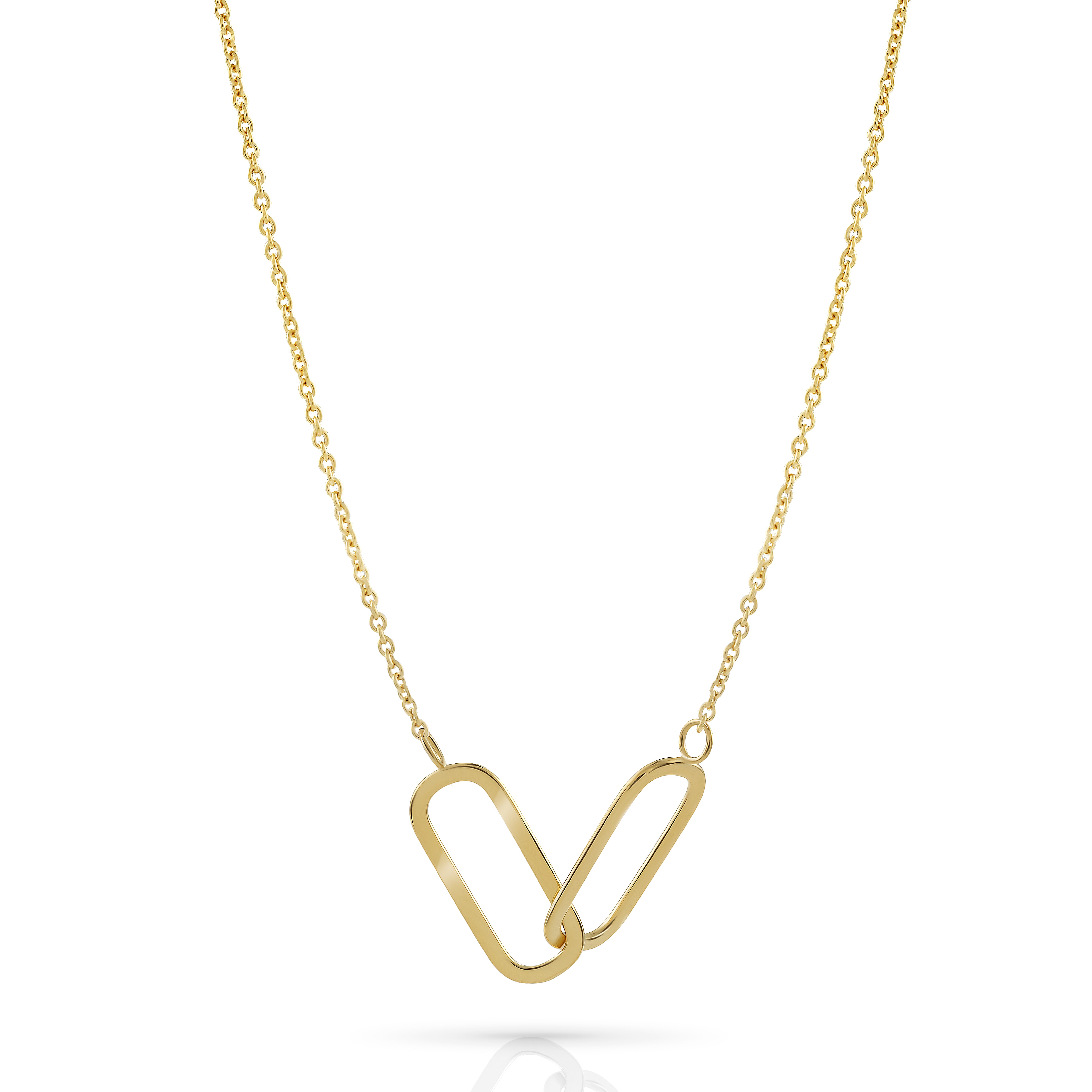 Orphelia 'Rose' Halskette für Damen aus 925er Sterlingsilber – Gold ZK-7561/G