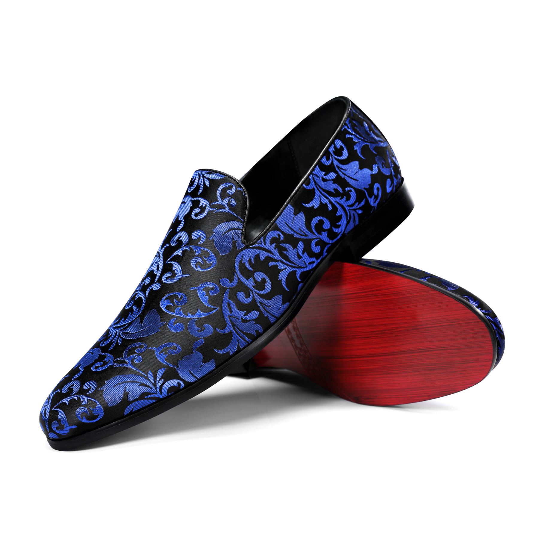 Penny Loafers med elegant jacquard för herr 2