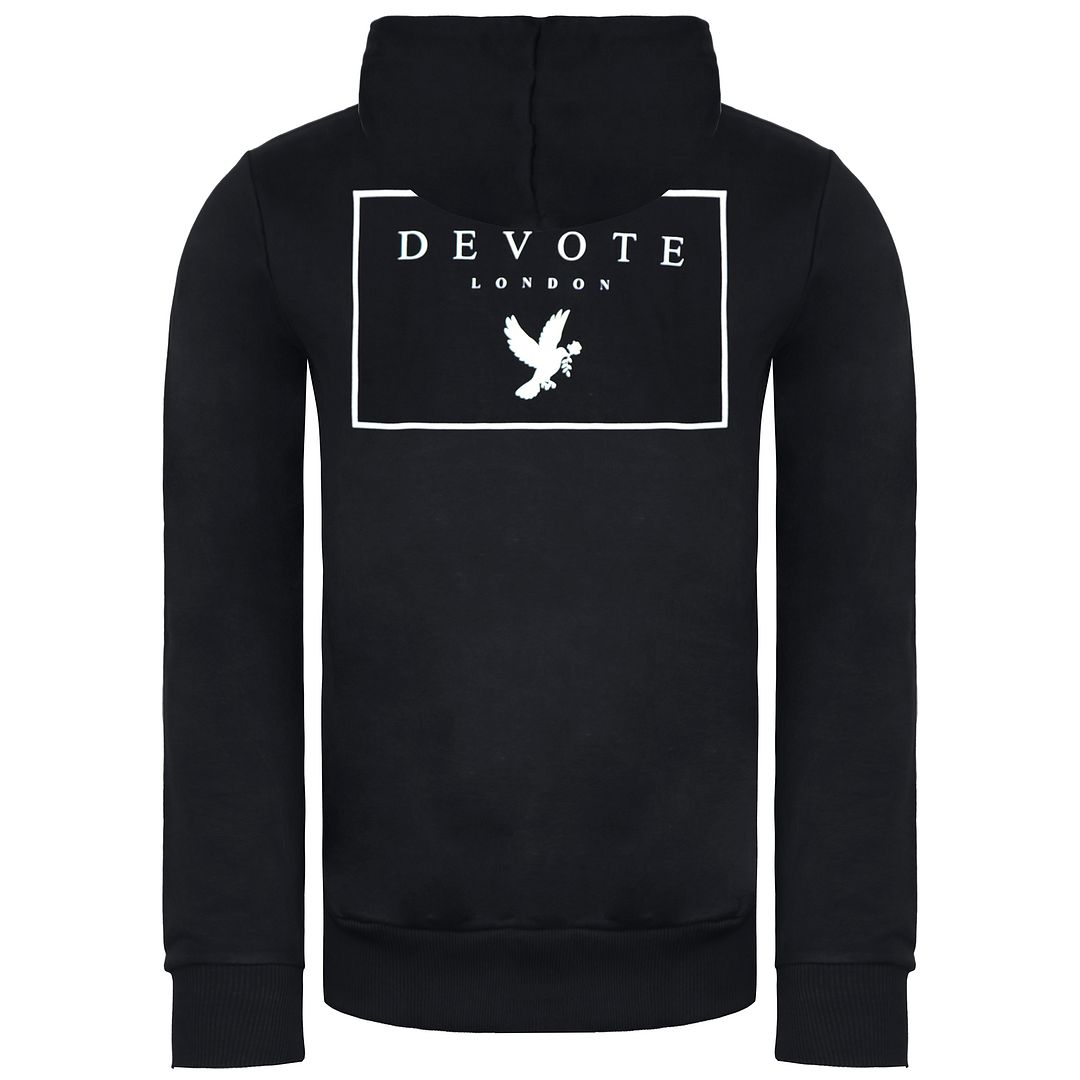 Dove Hoodie svart/vit för herrar 2