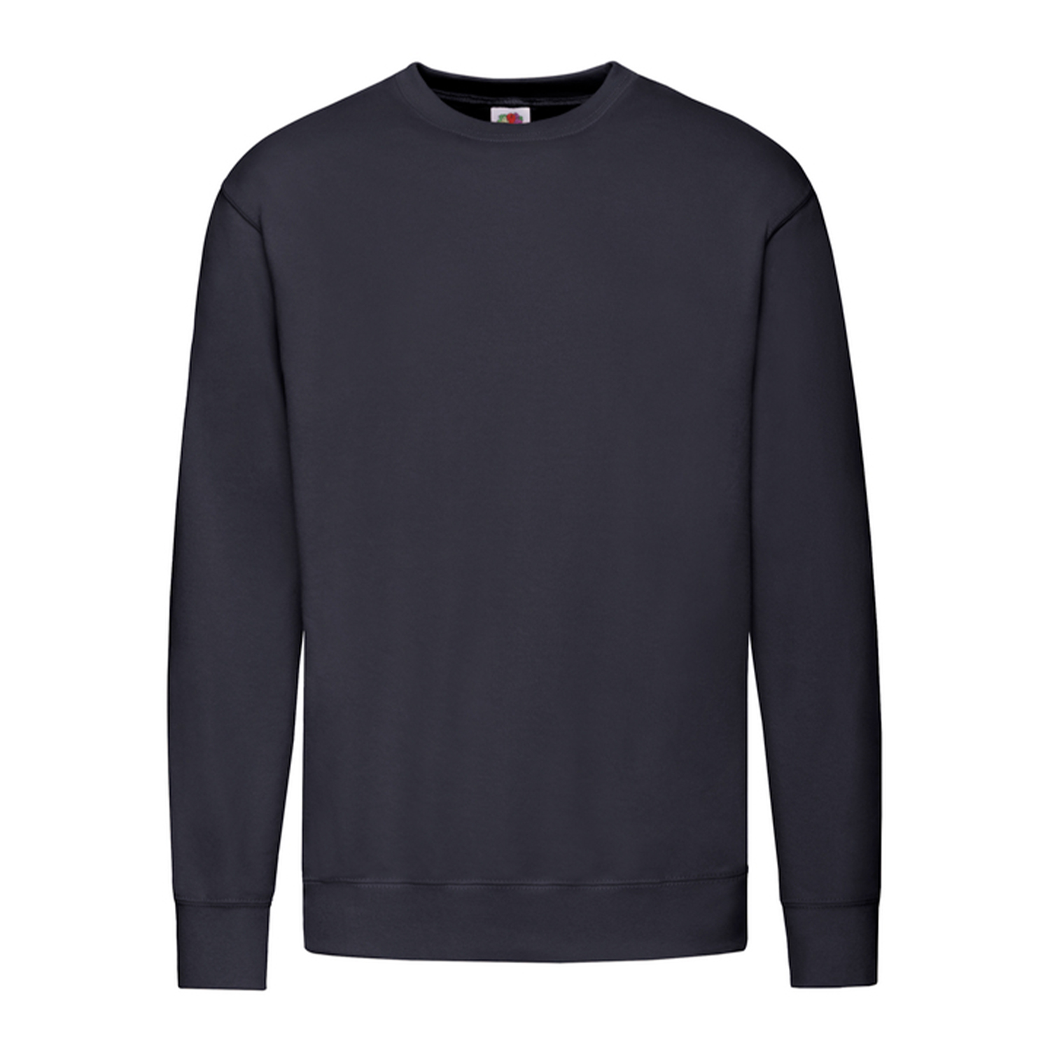 Fruit of the Loom - Sweatshirt für Herren/Damen Unisex angesetzte Ärmel (Marineblau)