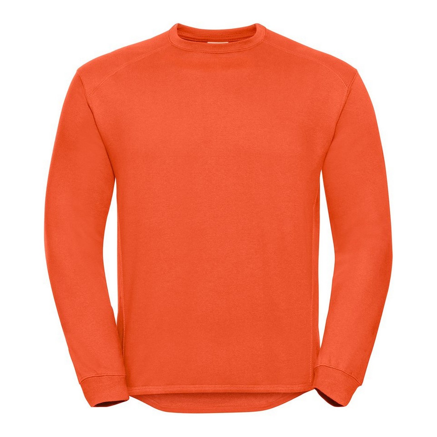 Russell Athletic Mens Spotshield Heavy Duty Crew Neck Sweatshirt (Orange) - Size 4XL