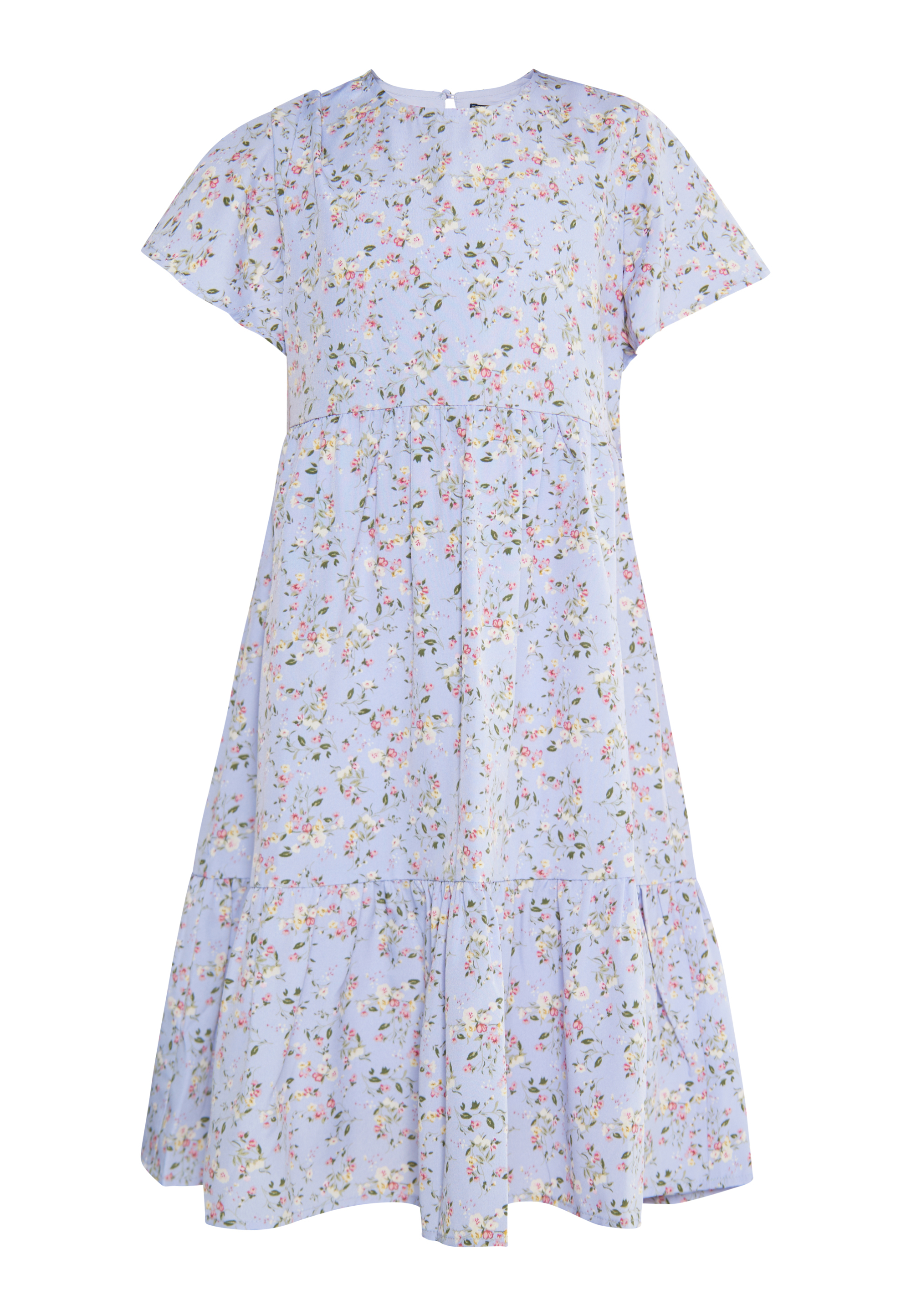 Thumbnail - Dreimaster Kleid Mädchen (Kids) Hellblaue Blume