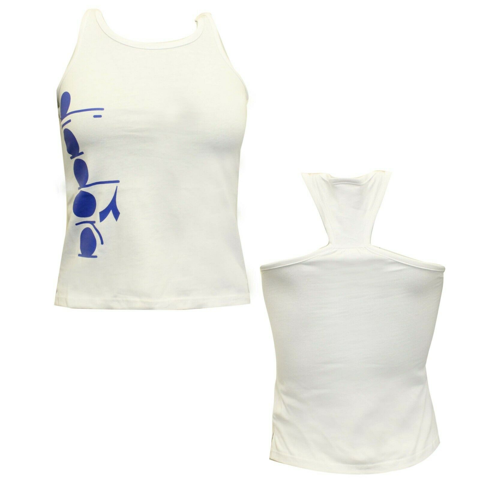 Diadora Halter Kinder weiße Top XL