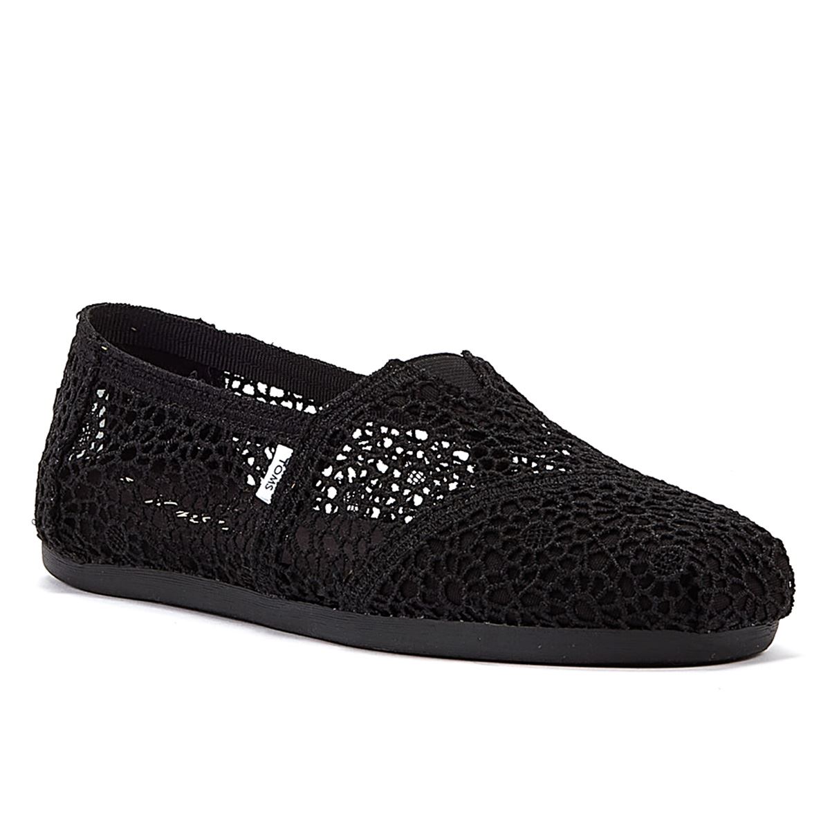 TOMS Blk Moroccan Crochet Wm Aclass Esp espadrillos dam – bild 8