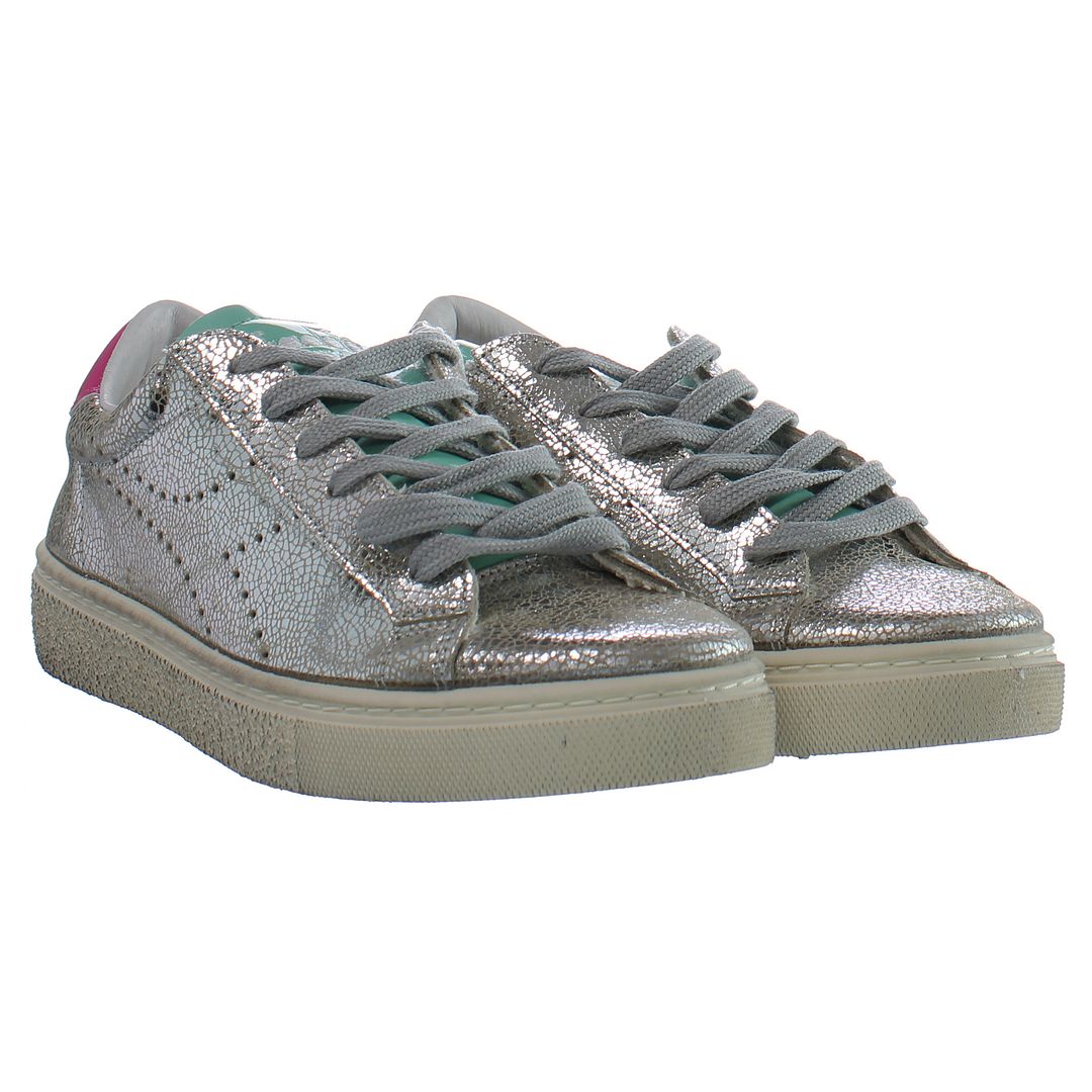 Diadora Montecarlo H Lame'Dirty Damskor Silver Träningsskor – bild 2