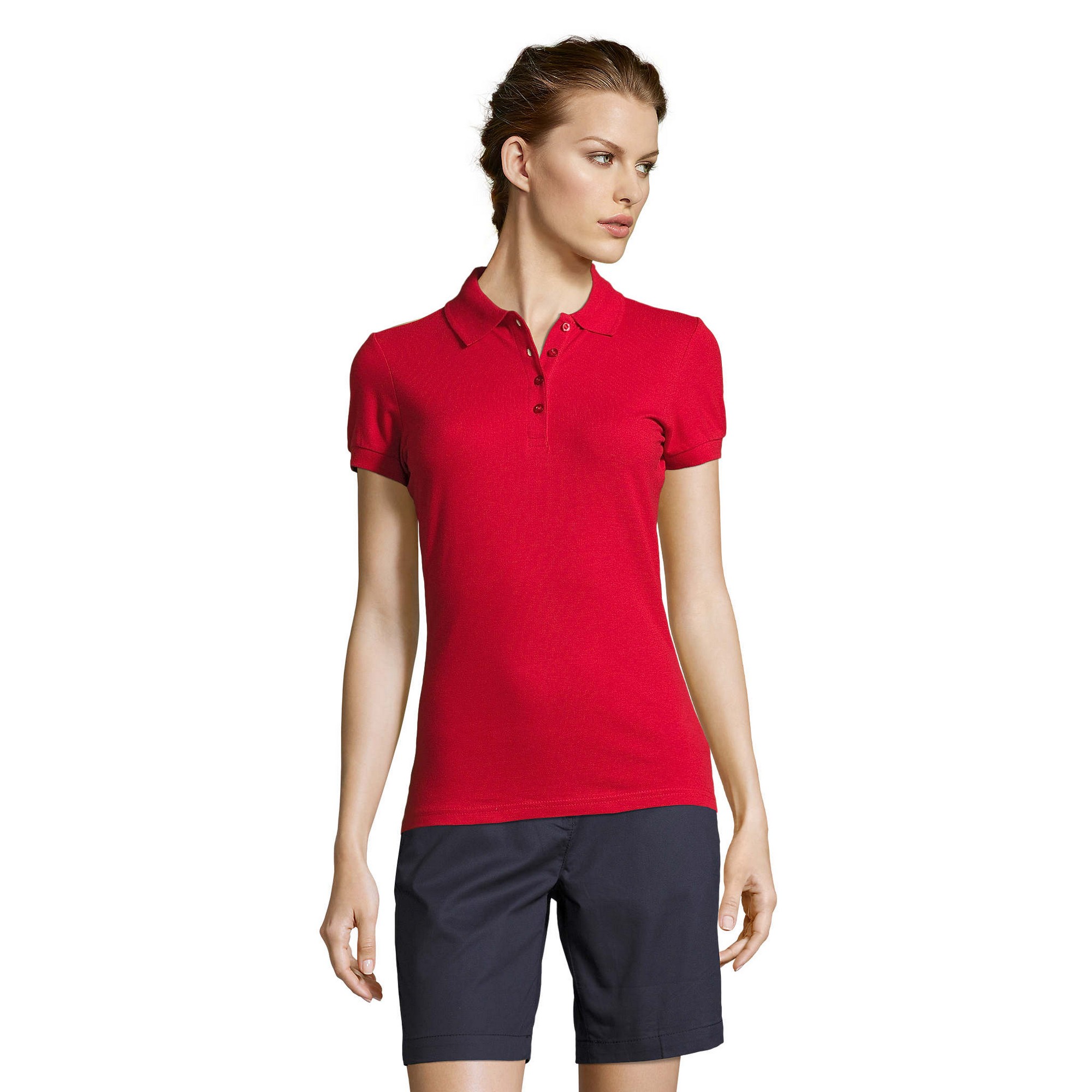 SOLS - "People" Poloshirt für Damen (Rot)