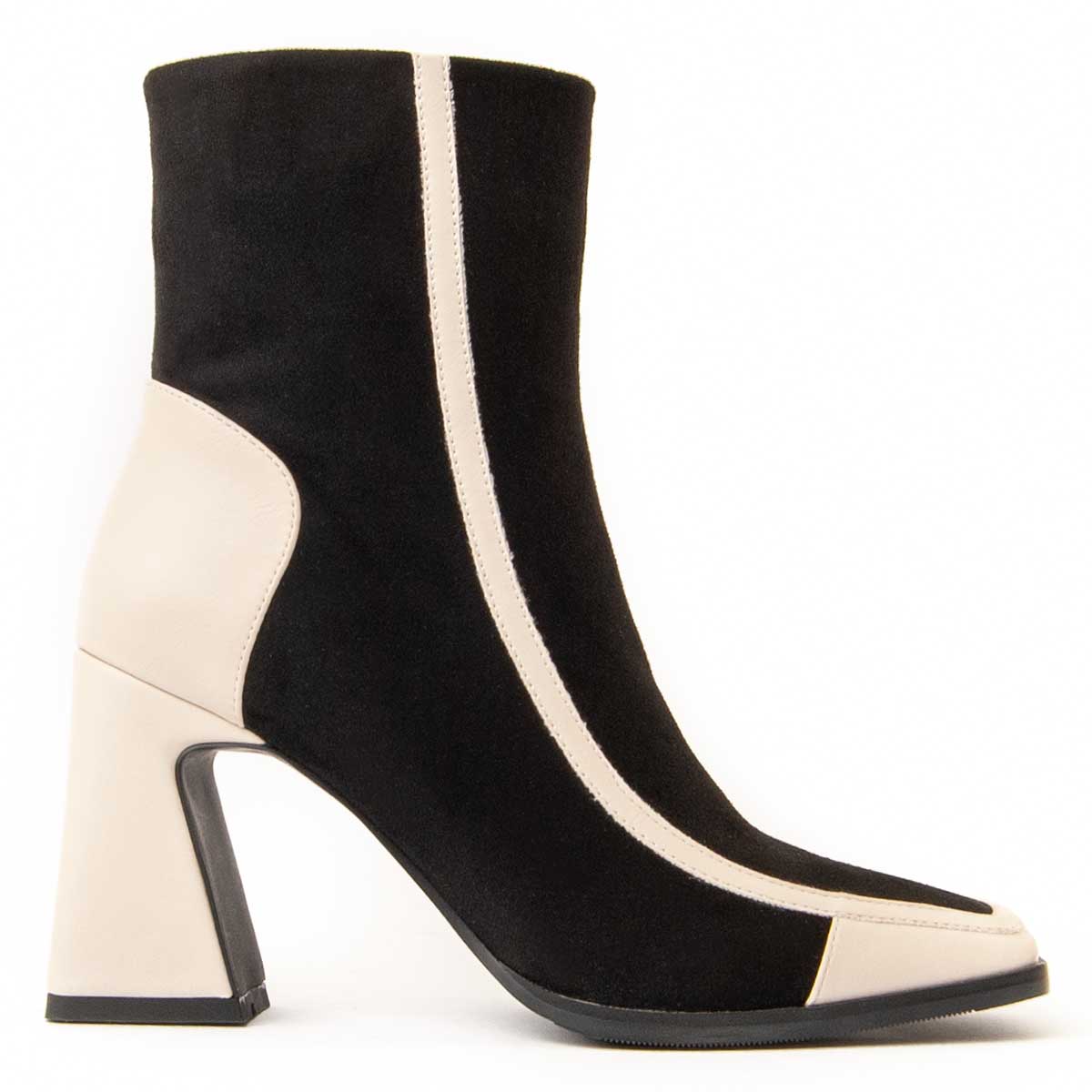 Thumbnail - Montevita Stiefelette Mit Absatz Geome In Schwarz
