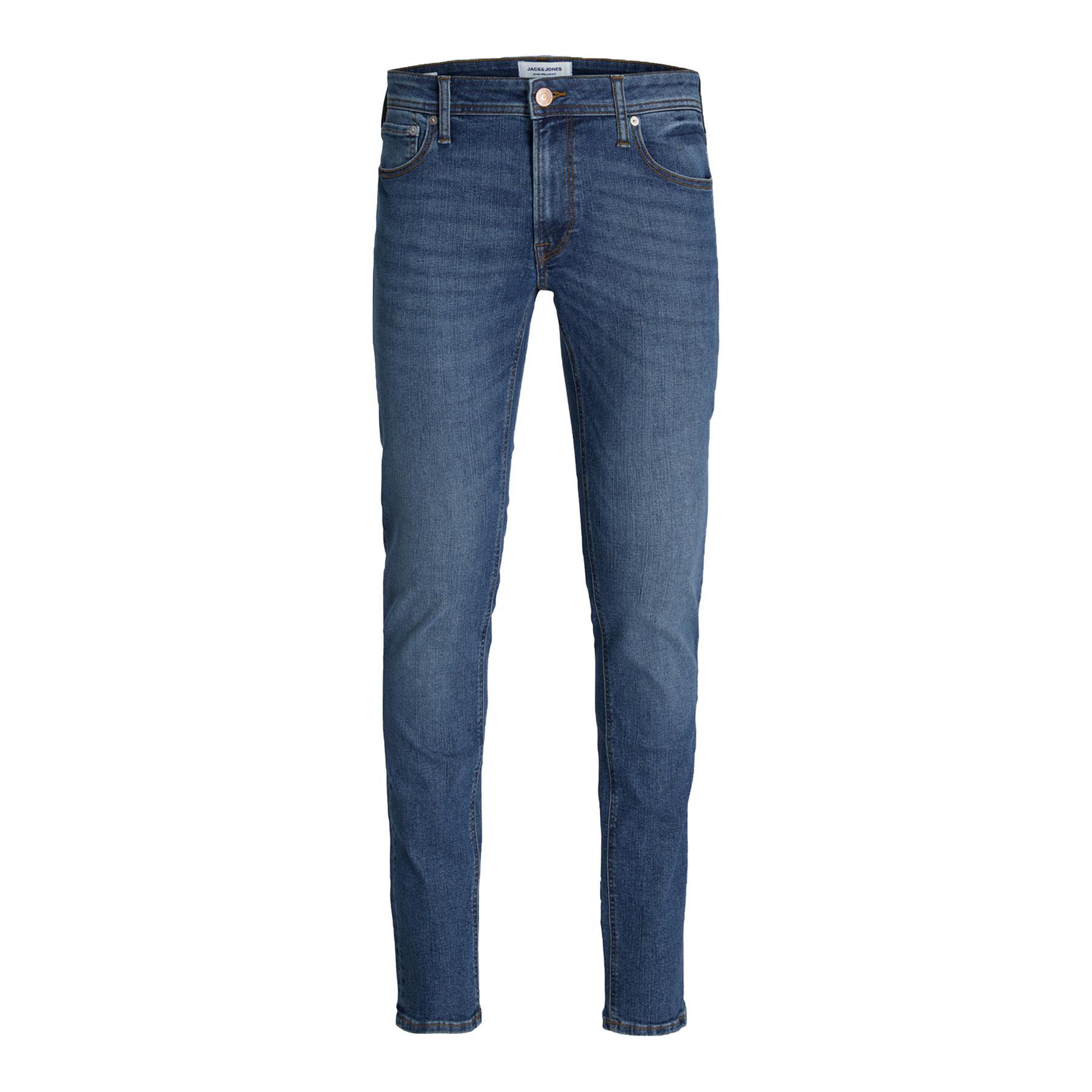 Jack & Jones Mens Blue Jeans Tapered Fit - Dark Blue - Size 29W/32L