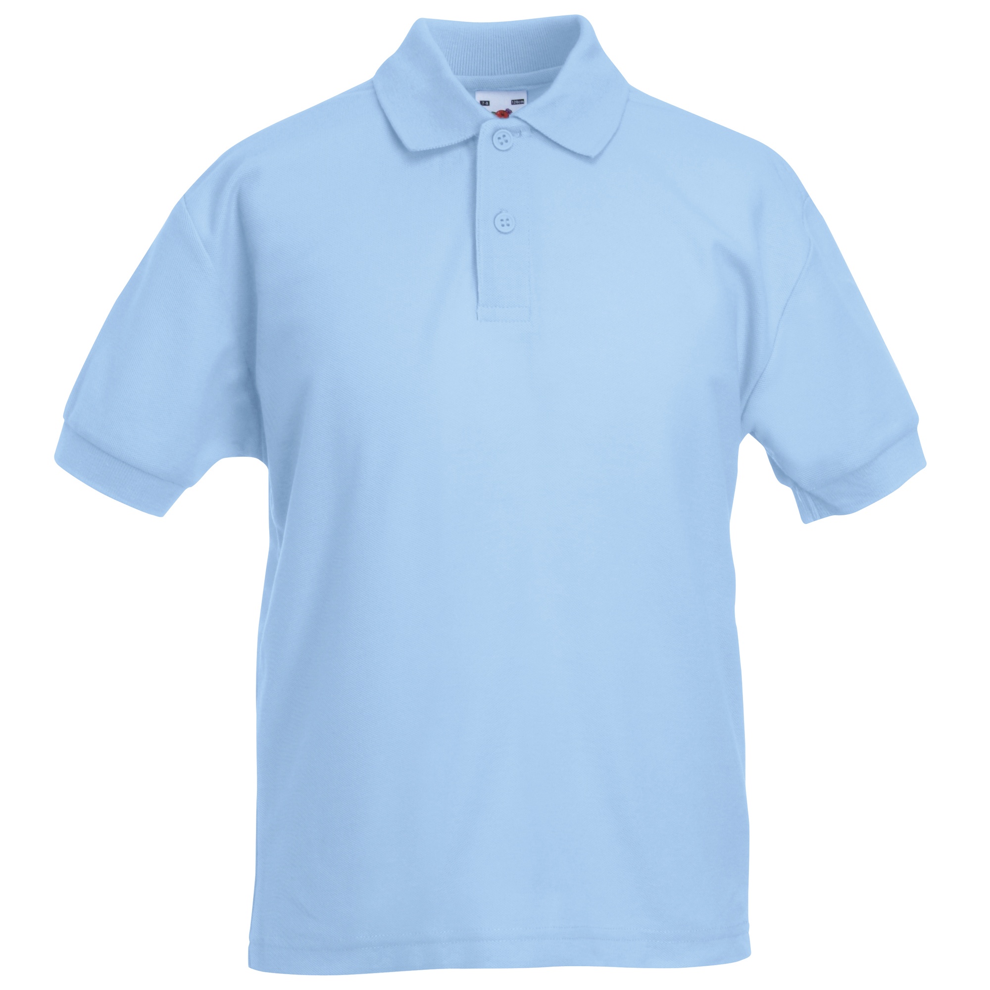 Fruit Of The Loom Childrens/Kids Unisex 65/35 Pique Polo Shirt (2er Pack) (Himmelblau)