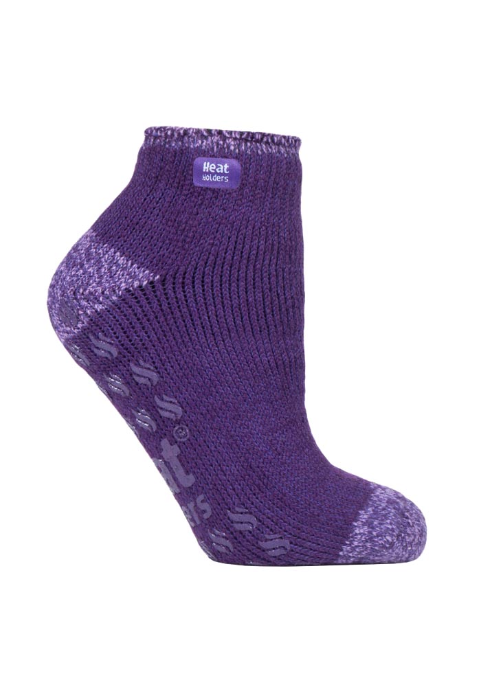 Thumbnail - Damen 2,3 Tog thermische niedrig geschnittene Knöchel Pantoffelsocken in 4 Farben