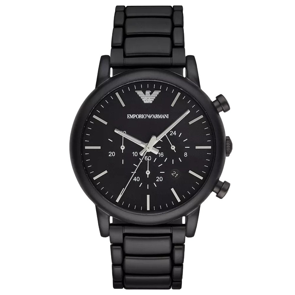 AR1895 Luigi Black Chronograph herrklocka