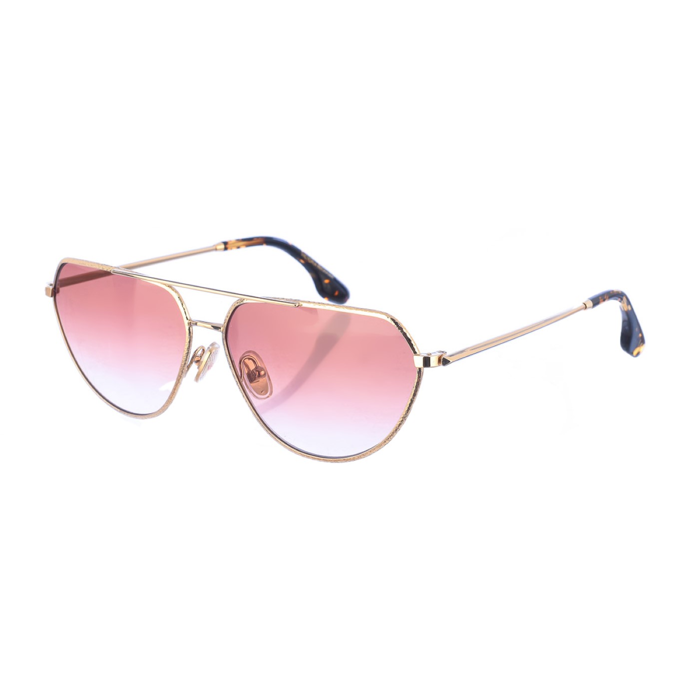 Victoria Beckham Womens Metal sunglasses with rectangular shape VB221S women - Pink - One Size