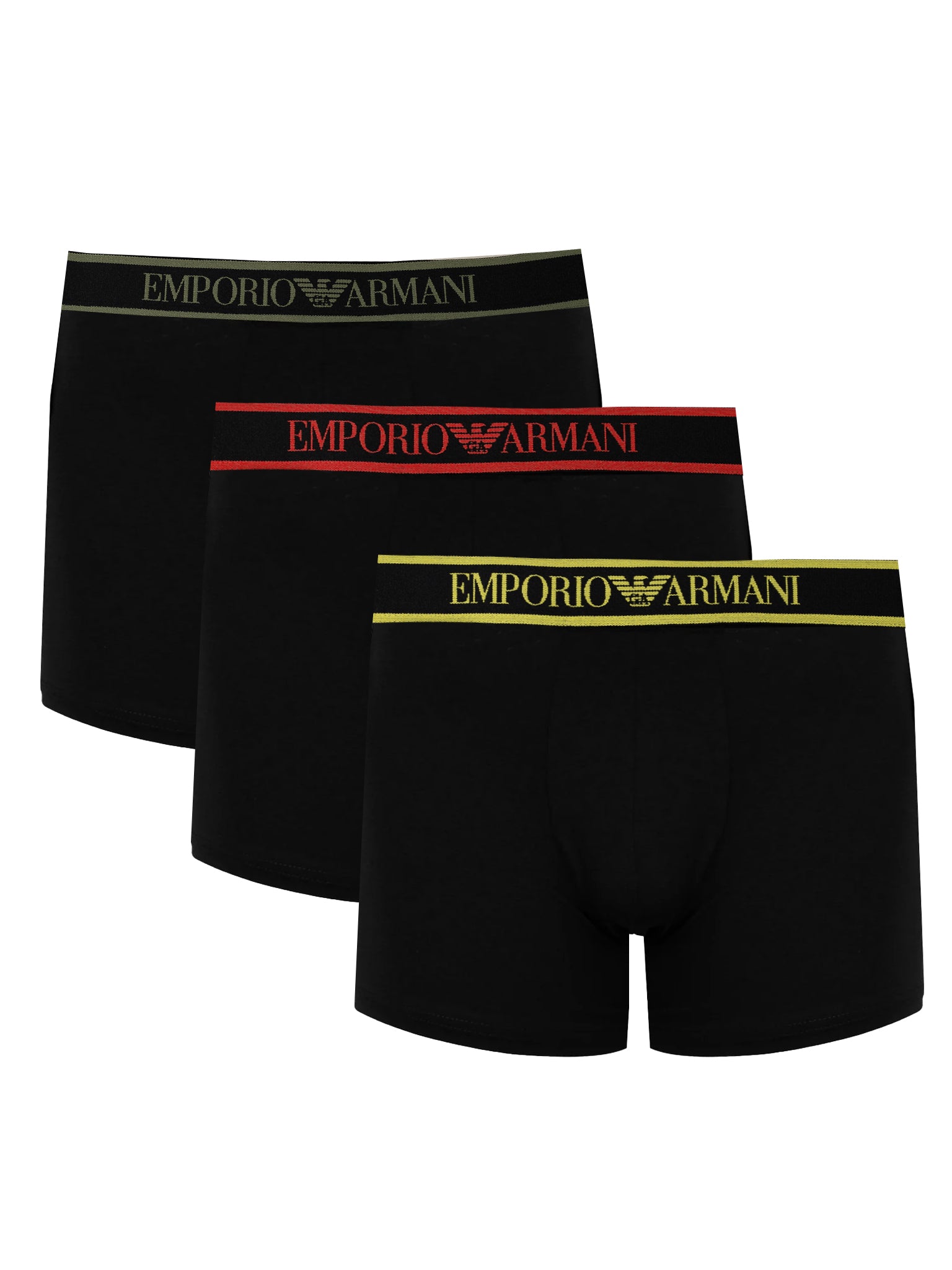 Thumbnail - Emporio Armani Boxershorts 3 Pack Herren schwarz