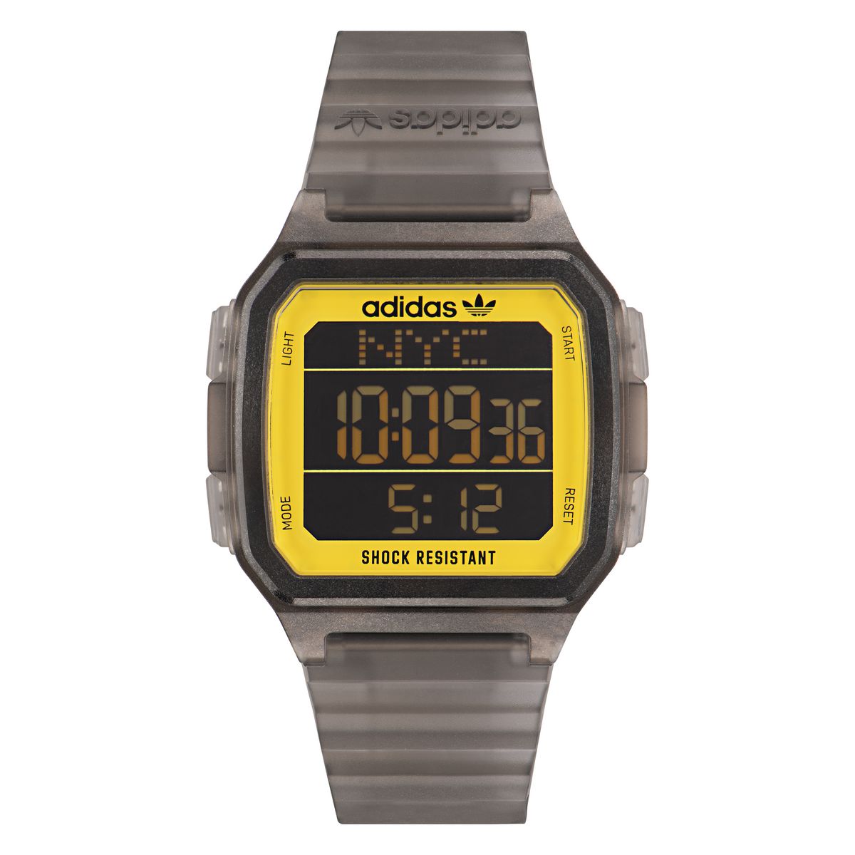 Thumbnail - Adidas Originals Digital One Gmt Unisex Grau Uhr AOST22554