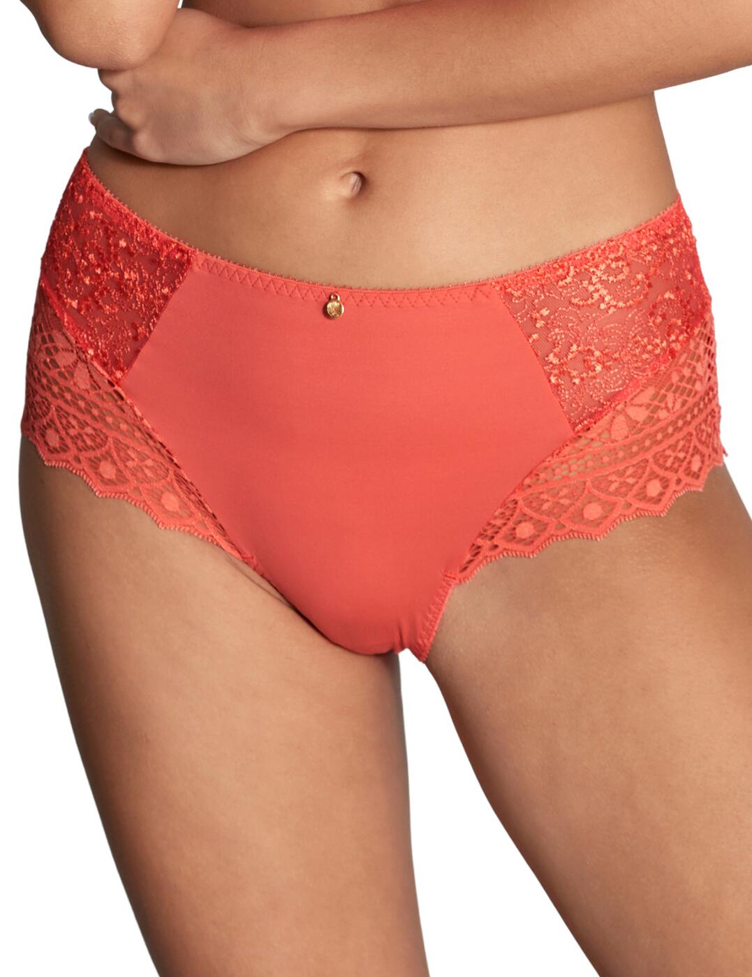 Empreinte Womens Cassiopee Full Briefs – Orange Polyamide – Size 4XL