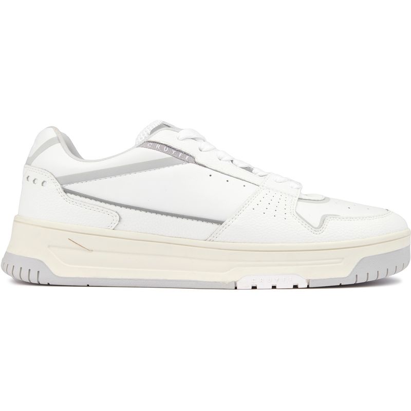 Cruyff Classics Mens Collegam Trainers - White Leather - Size UK 12