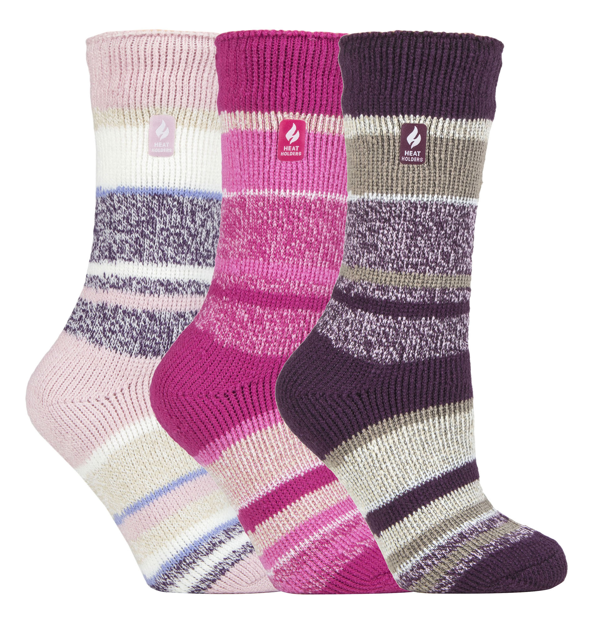 Thumbnail - HEAT HOLDERS - 3er-Pack Multipack Damen Isolierte Thermo-Socken für den Winter - Sydney