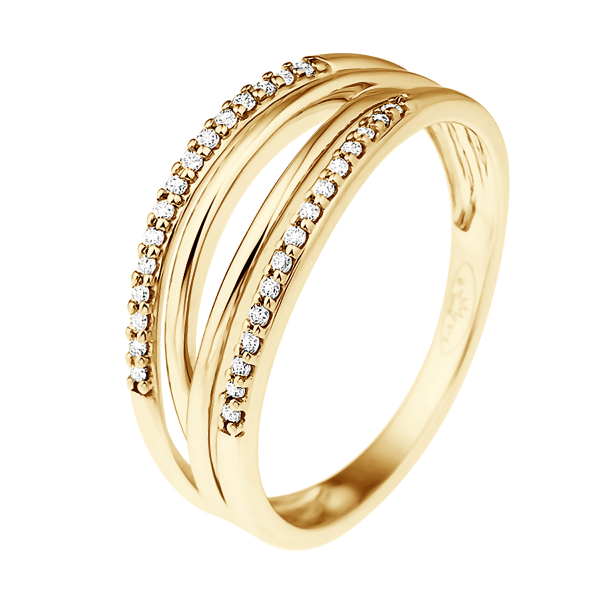 Thumbnail - DIADEMA - Ring - Diamanten - Gelbgold