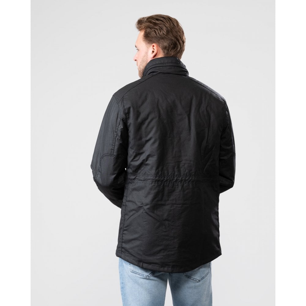 Barbour Mens Wax Sapper - Black - Size 2XL